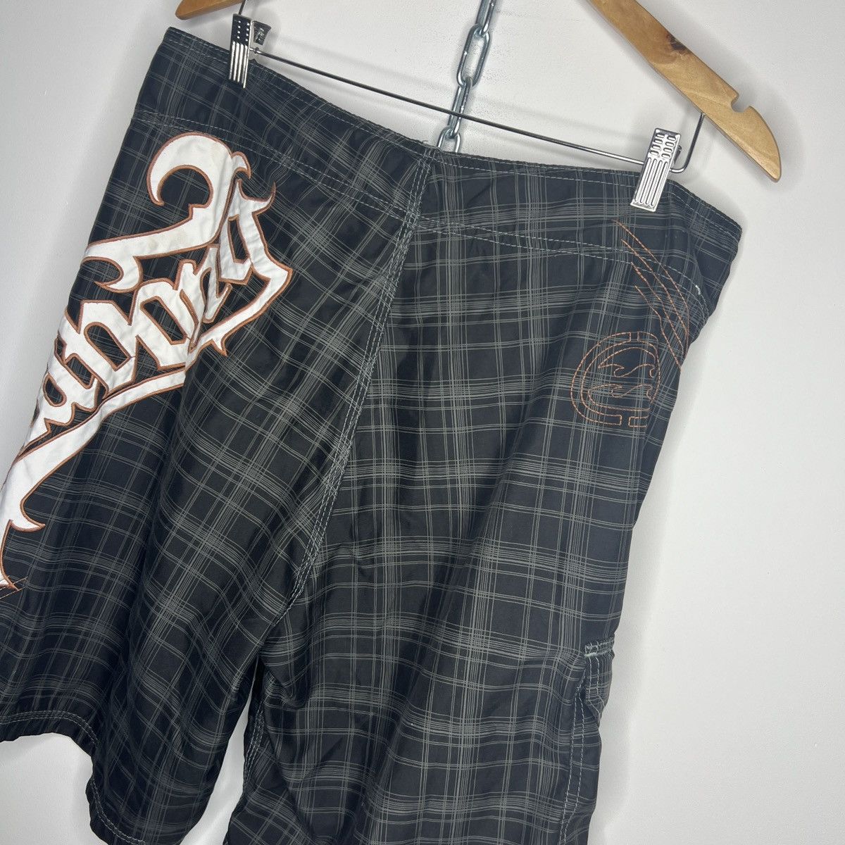 Billabong × Vintage 🏄Billabong Brown Surf Shorts Vintage Big Logo 90s Size US 34 / EU 50 - 7 Thumbnail