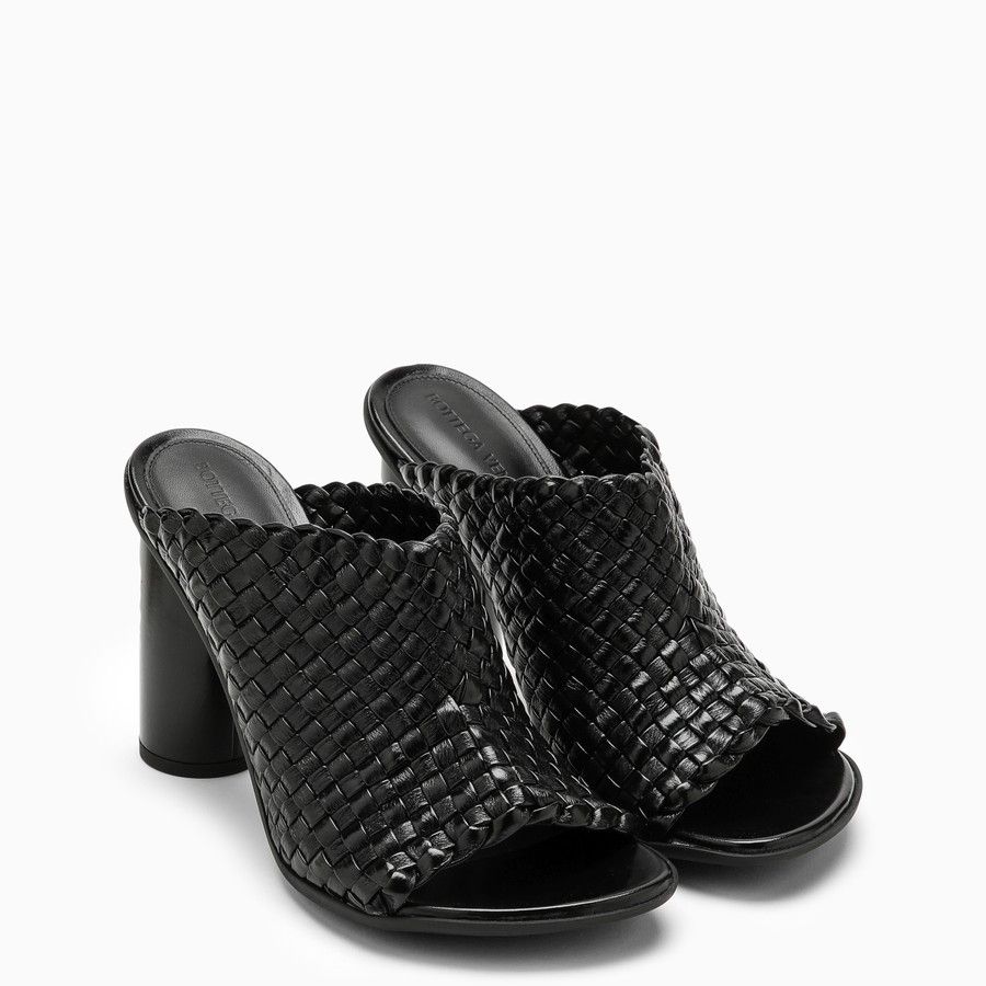 Bottega Veneta o1d2blof0824 Mules in Black Size US 7 / IT 37 - 2 Thumbnail