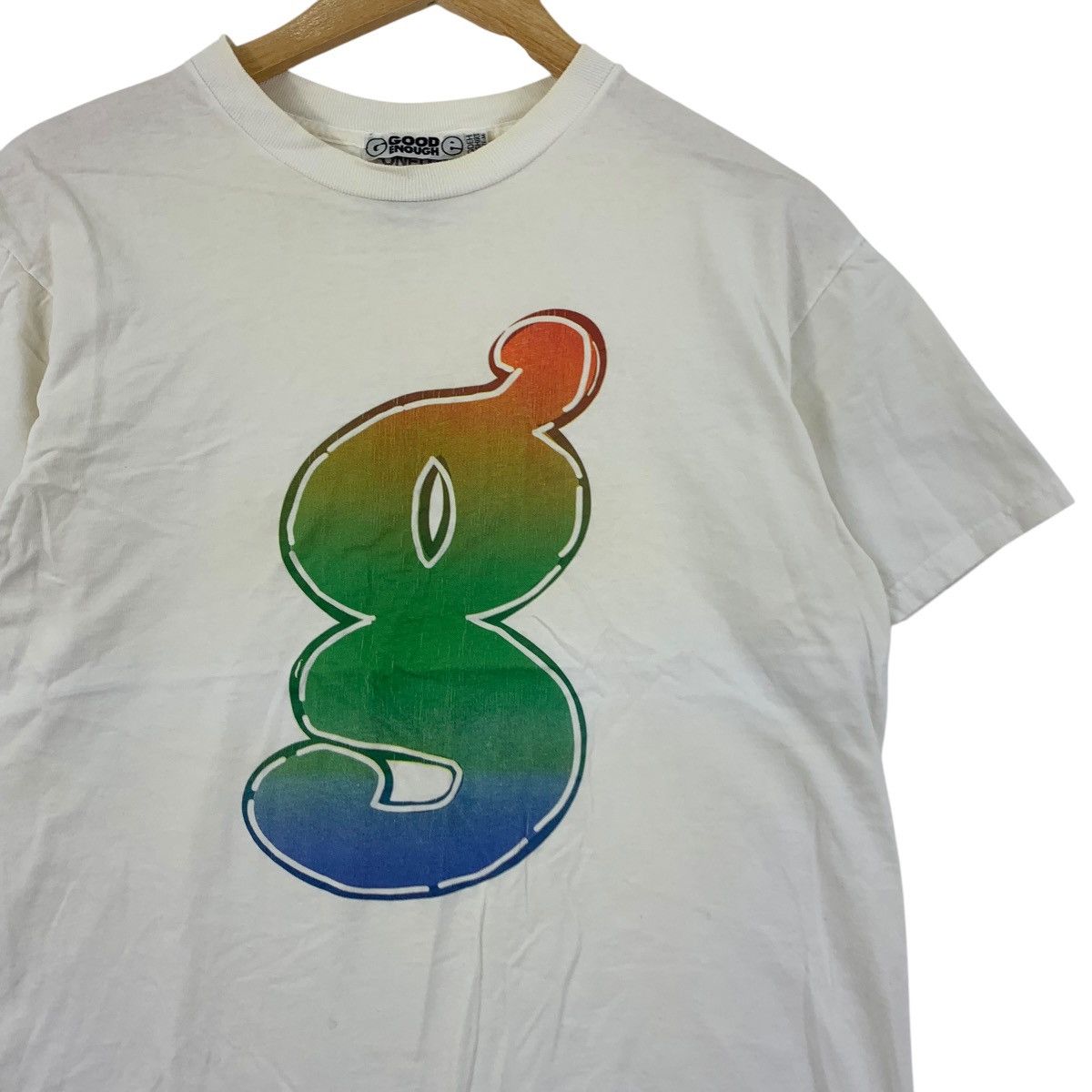 Hiroshi Fujiwara Vintage 1998 HIROSHI FUJIWARA GOODENOUGH GDEH Tee Shirt Top Size US M / EU 48-50 / 2 - 4 Thumbnail