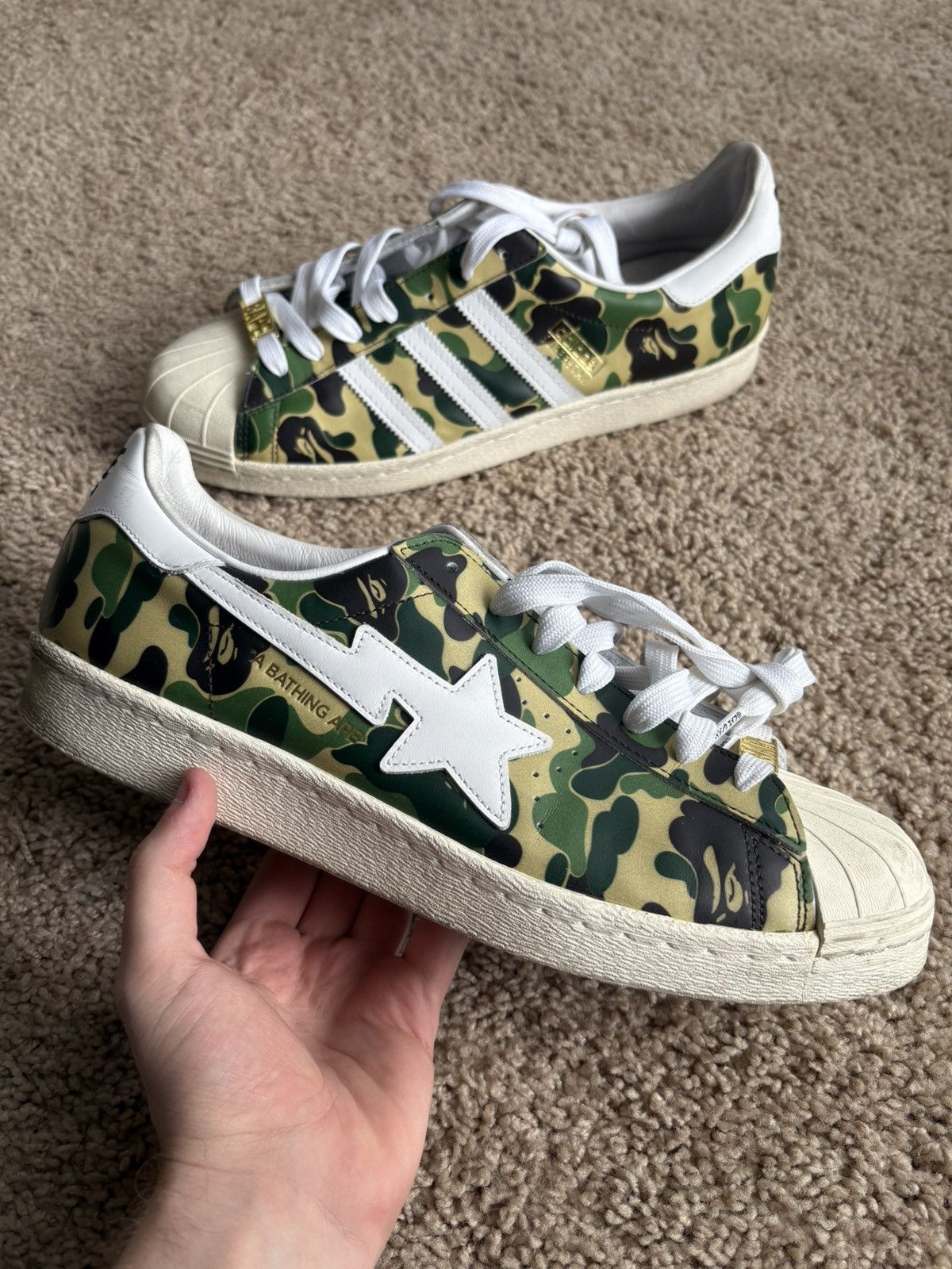 Bape Superstar 80s Bape Shell Toes Adidas Superstar Bape ABC Camo 