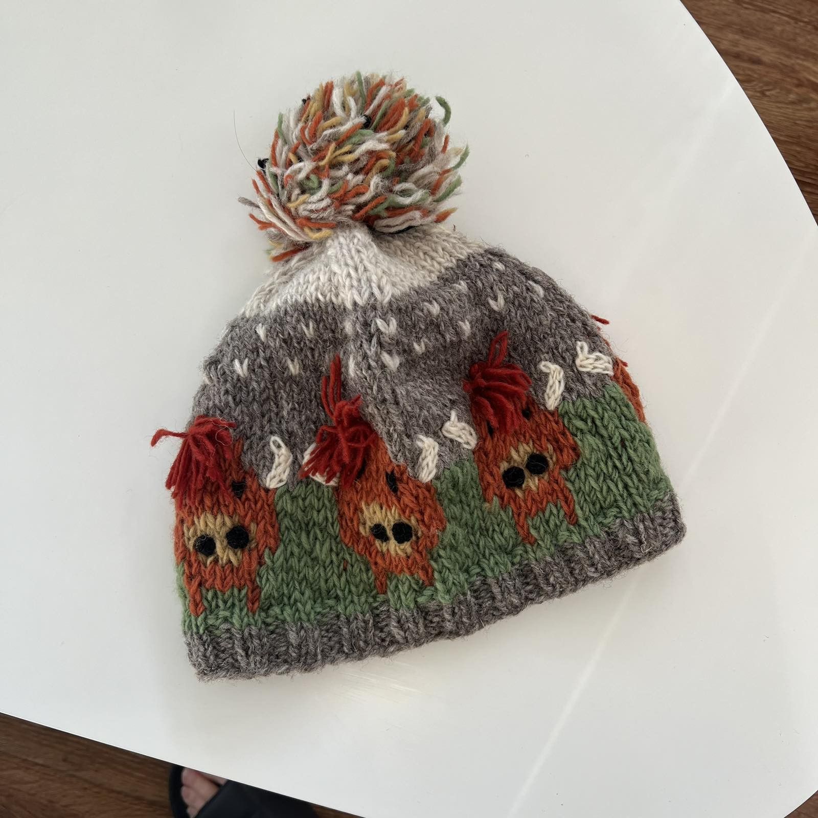 Handmade × Japanese Brand × Vintage Rare Pachamama Handmade Wool Beanie Size ONE SIZE - 1 Thumbnail