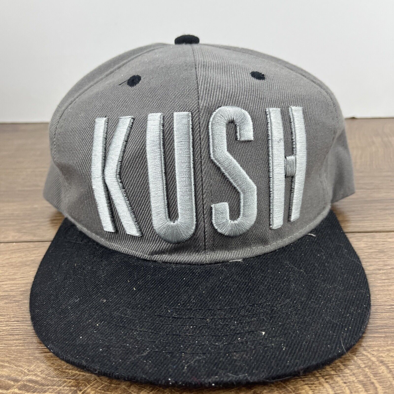Other Kush Snapback Hat Kush Gray Adjustable Hat Adult Size Hat Gr Size ONE SIZE - 5 Thumbnail