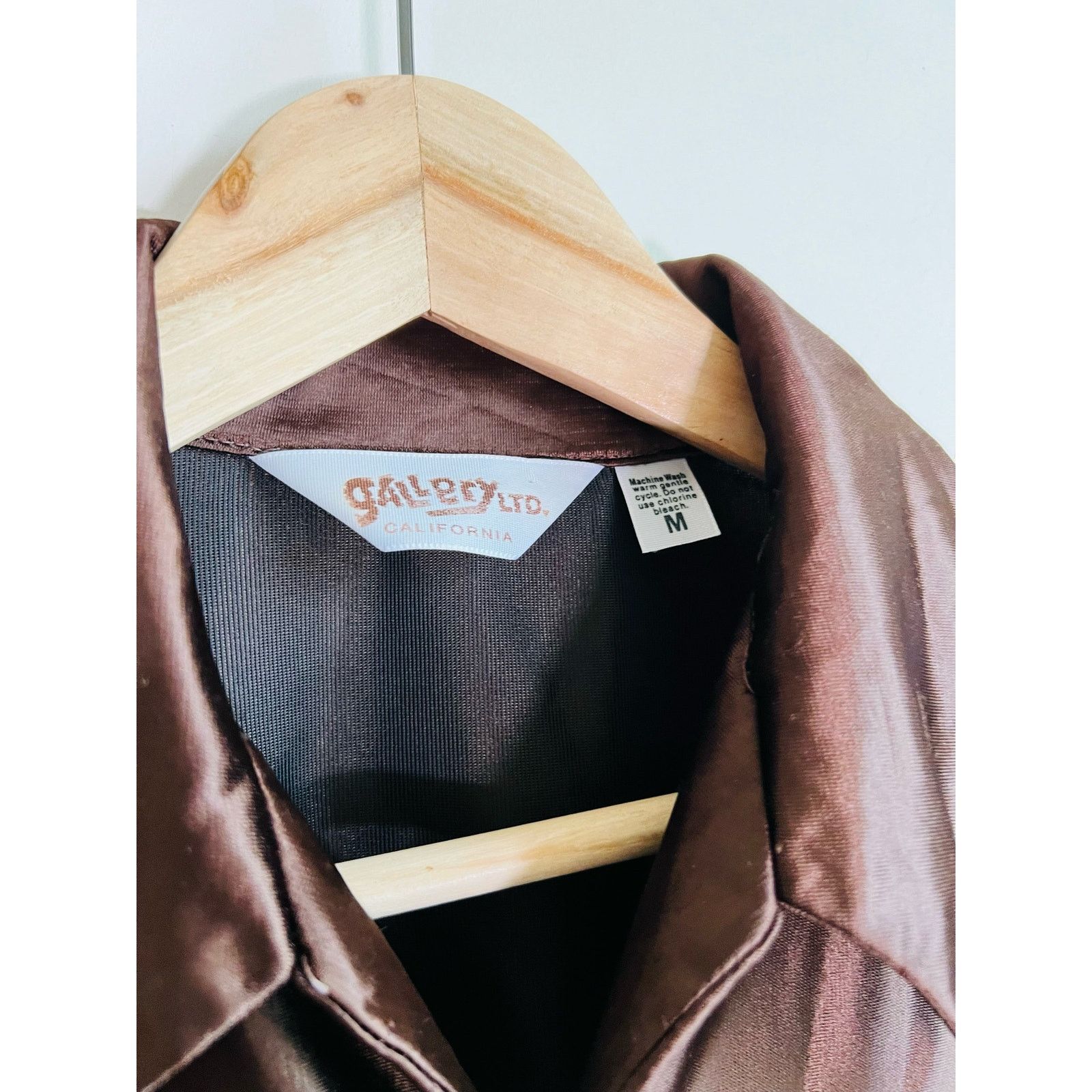 Vintage RARE 70s Vintage Cowboy Shirt Brown Medium Size US M / EU 48-50 / 2 - 3 Thumbnail