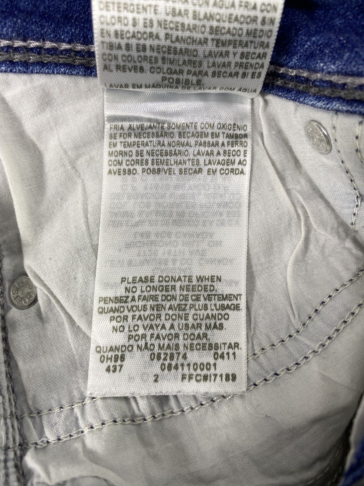 Levi's Levi's Blue Wash Flare Jeans - J1014 Size 26" / US 2 / IT 38 - 11 Thumbnail