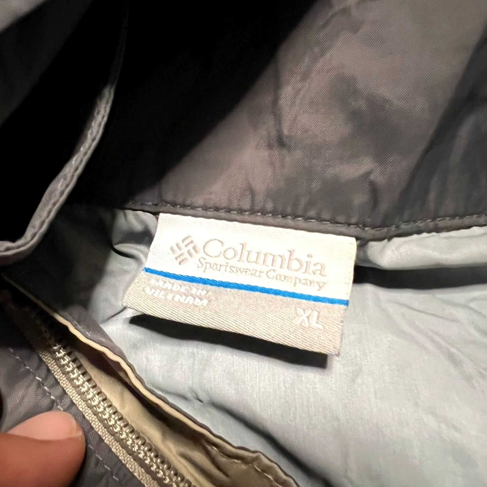 Rains Columbia Jacket Mens XL Nylon Rain Coat Tan Brown Windbreaker Jacket Mens XL Brown Nylon Coat Size US XL / EU 56 / 4 - 6 Thumbnail