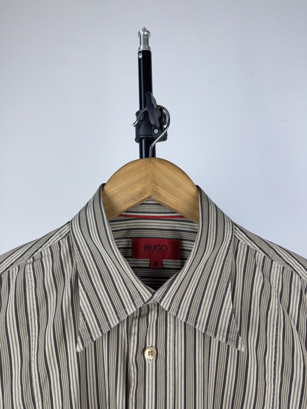 Hugo Boss Vintage 00s Luxury Hugo Boss Designer Striped pattern Shirt Size US M / EU 48-50 / 2 - 3 Thumbnail