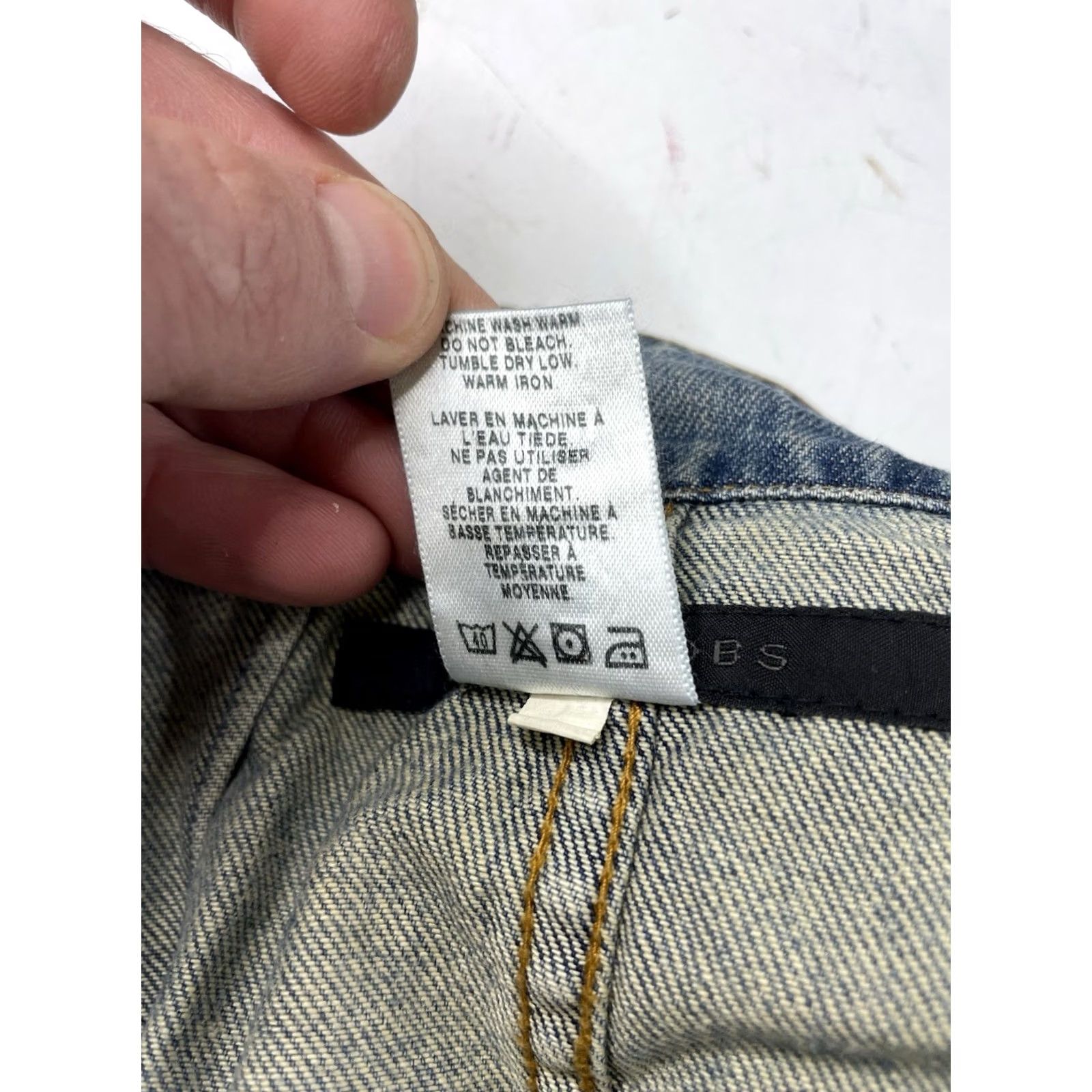 Marc Jacobs VINTAGE Marc Jacobs Denim Jacket Military Steampunk Pleated Button 2 Blue Womens Oversized Short Sleeve Winter Spring Fall Summer 2 XS? Size XS / US 0-2 / IT 36-38 - 3 Thumbnail