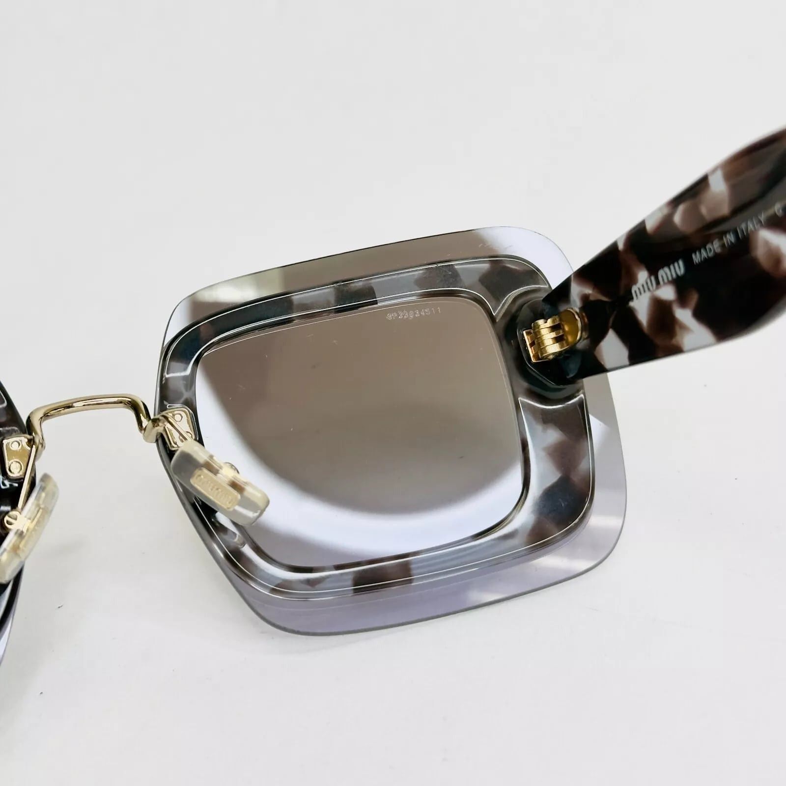 Miu Miu MIU MIU REVEAL MU02RS Lilac Brown Fashion Sunglasses 02R Size ONE SIZE - 7 Thumbnail