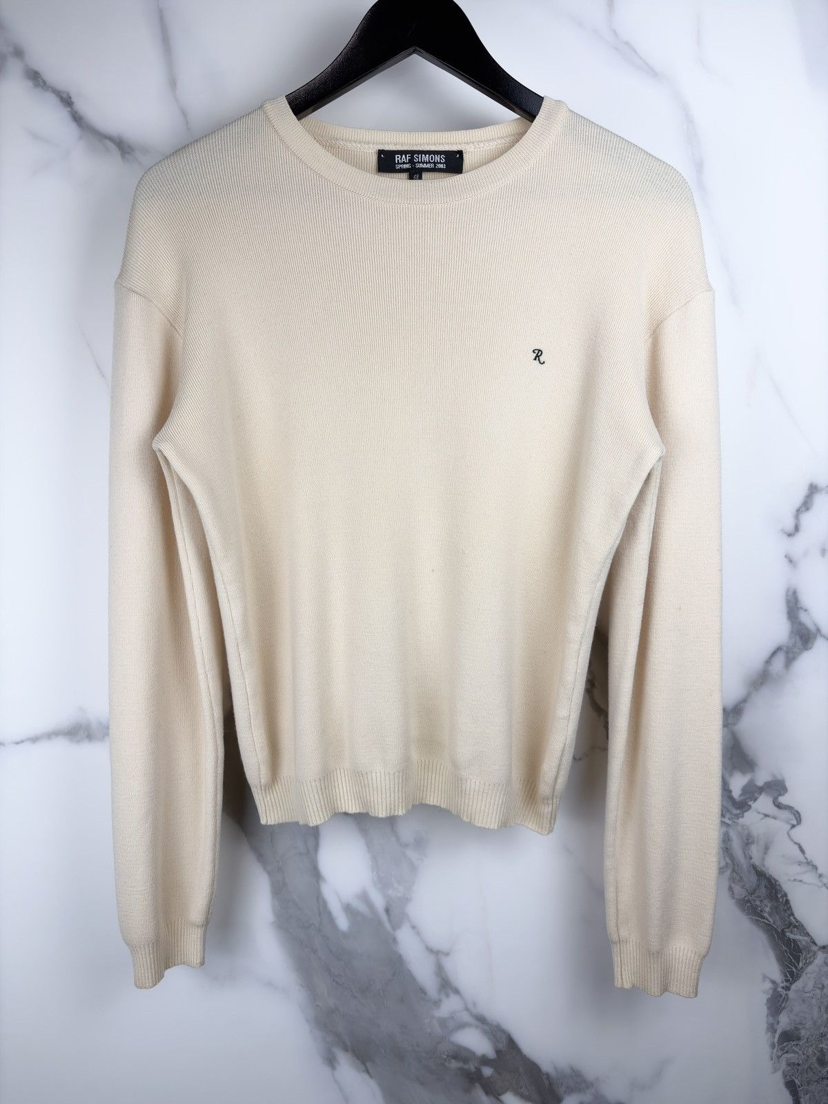 Raf Simons SS03 Raf Simons Consumed R Logo Knit Sweater Size US M / EU 48-50 / 2 - 2 Thumbnail