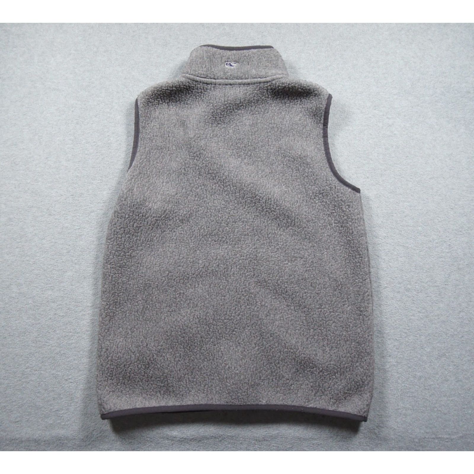 Vineyard Vines Vineyard Vines Vest Jacket Womens XS Gray Fleece Outdoor Casual Ladies Zip Mid-Length Regular Logo Size XS / US 0-2 / IT 36-38 - 5 Thumbnail