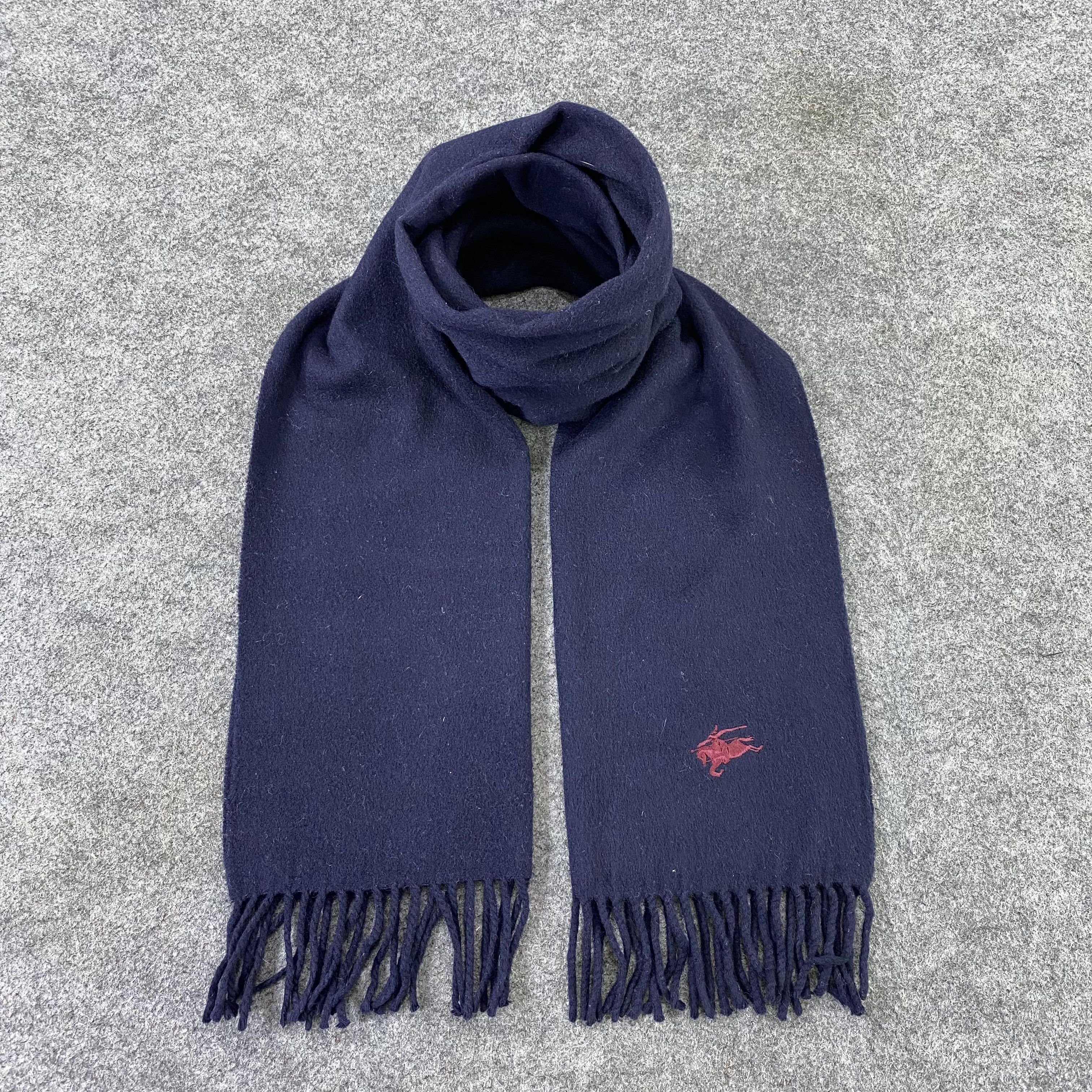 Burberry Vintage Burberry Cashmere Scarf / Muffler / Neckwear-K057 Size ONE SIZE - 1 Thumbnail