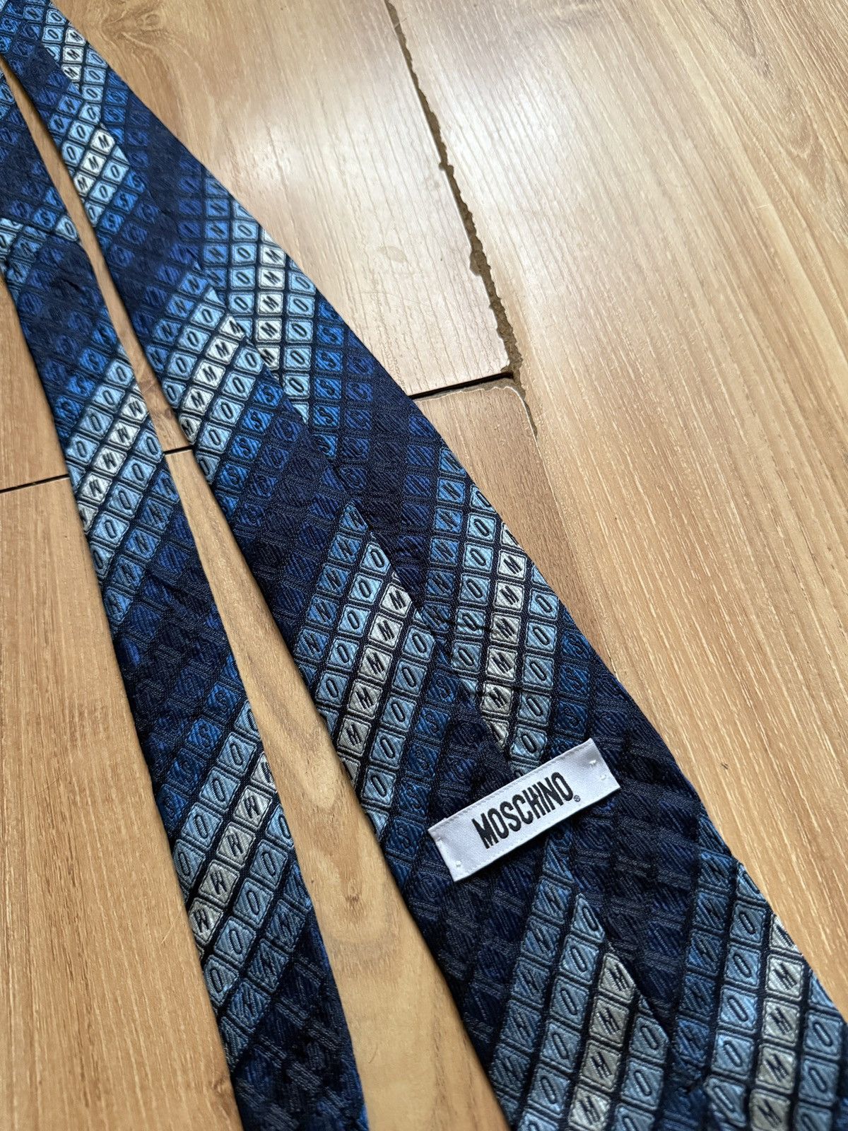 Moschino Vintage Moschino silk tie Logo Size ONE SIZE - 8 Thumbnail
