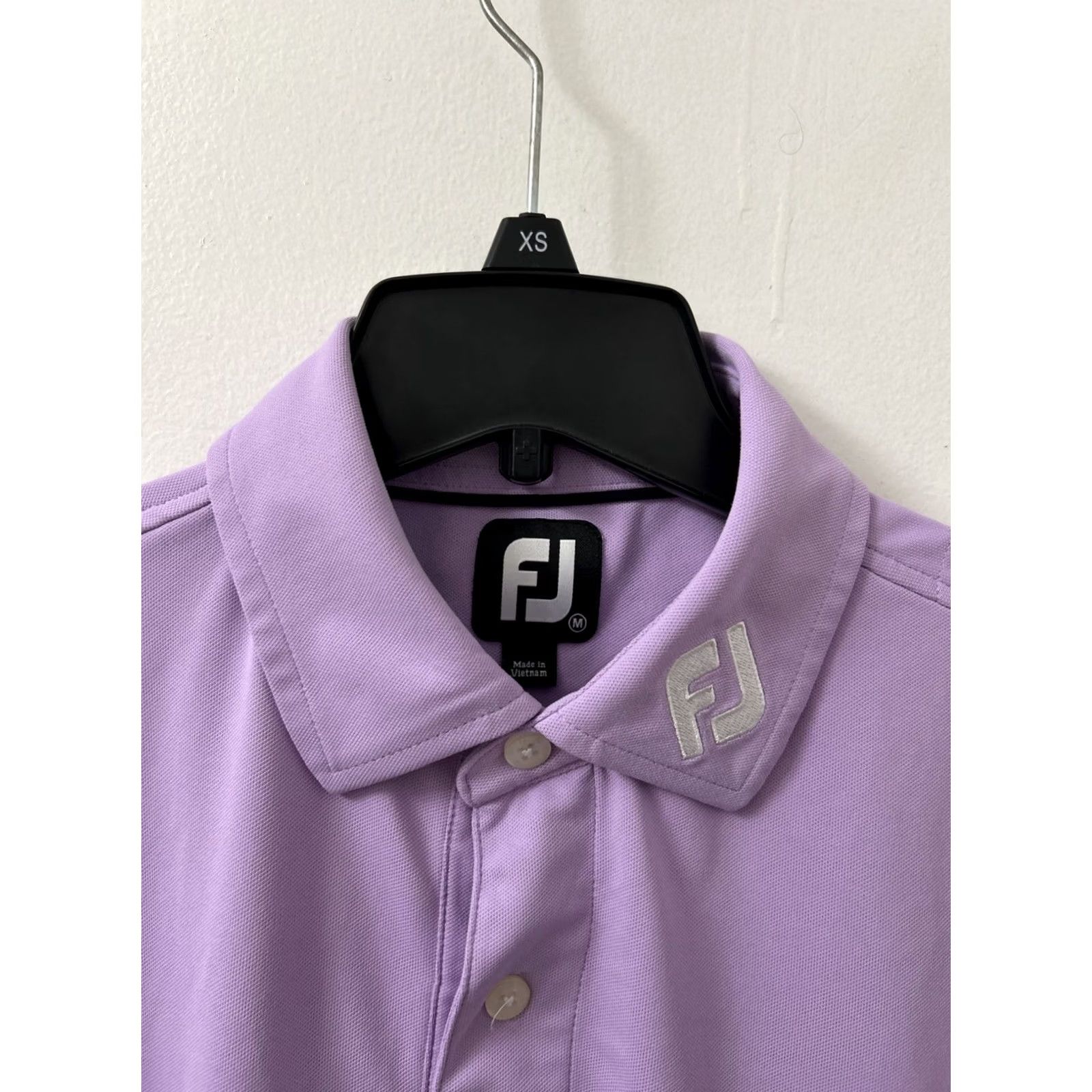 Footjoy FootJoy Polo Shirt Mens Size M Purple Short Sleeve Golf Performance Breathing Stretch Regular Fit Logo Size US M / EU 48-50 / 2 - 5 Thumbnail