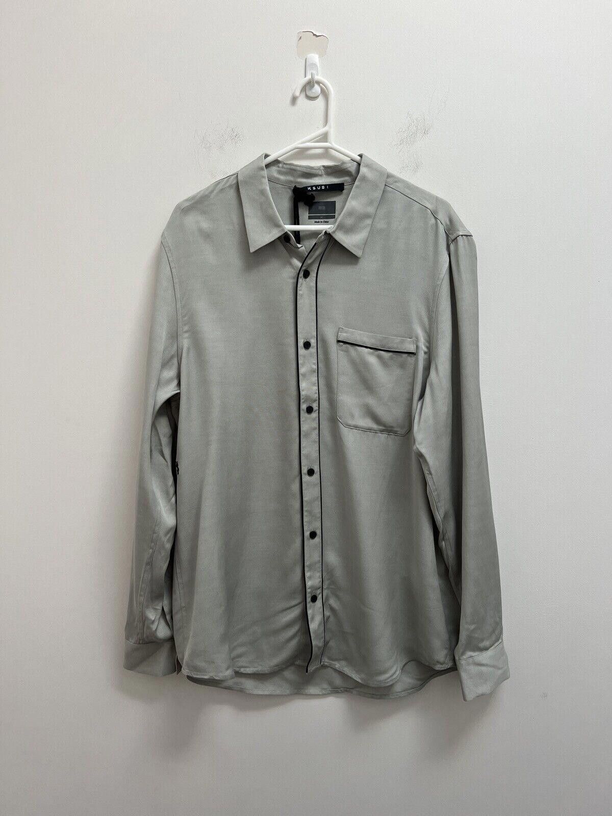 Ksubi new ksubi long sleeve shirt top medium downtown green Size US M / EU 48-50 / 2 - 1 Thumbnail
