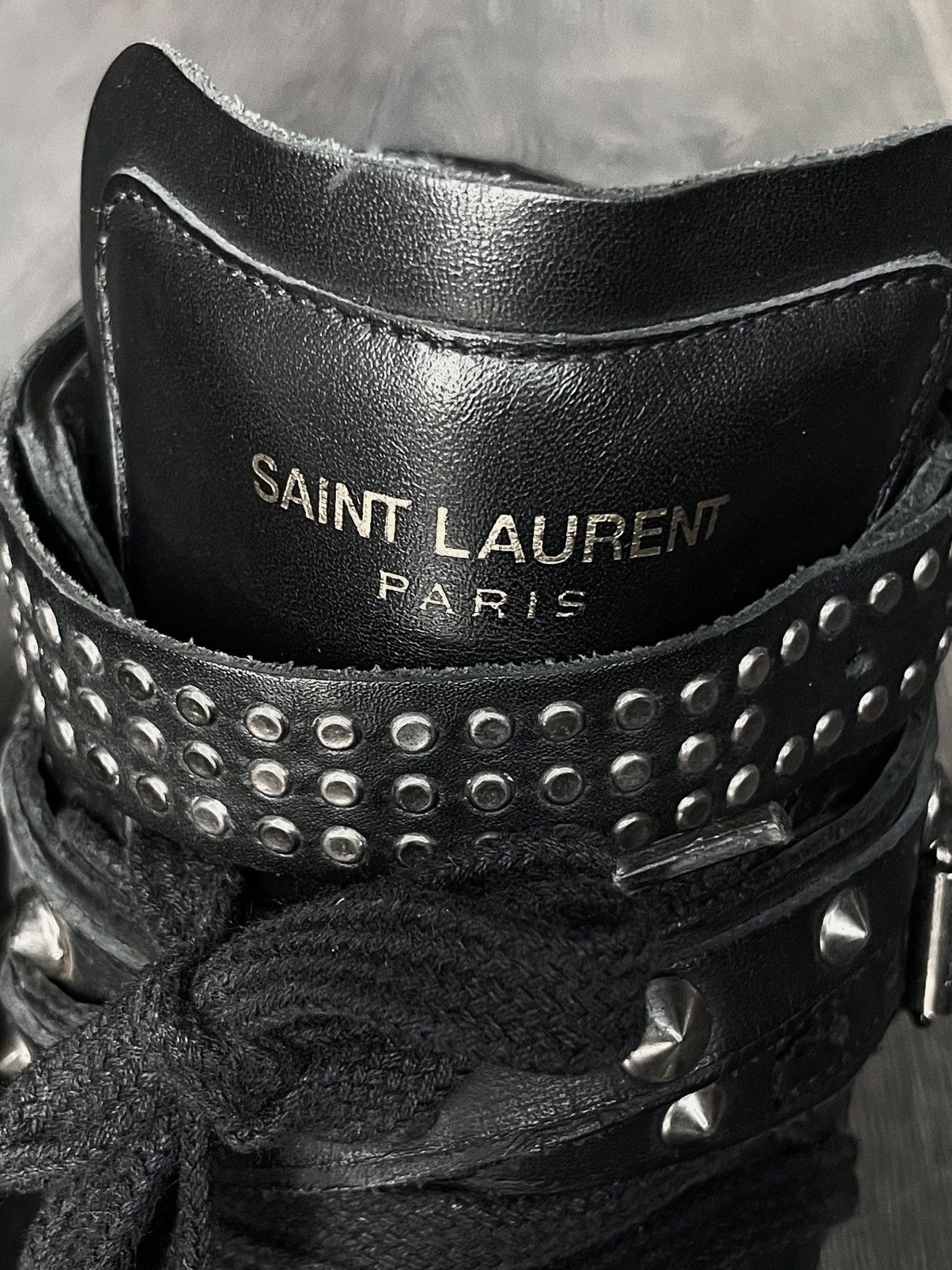 Hedi Slimane Saint Laurent Paris Hedi Slimane Court Classic SL16-H Black Size US 7.5 / EU 40-41 - 7 Thumbnail