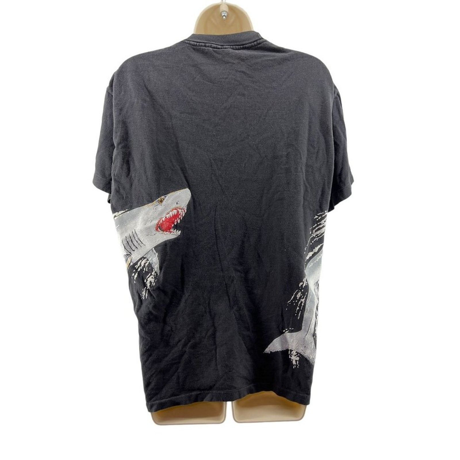 Vintage Vintage MSP Gold Leaping Great White Shark Shirt Florida L Size US L / EU 52-54 / 3 - 7 Thumbnail