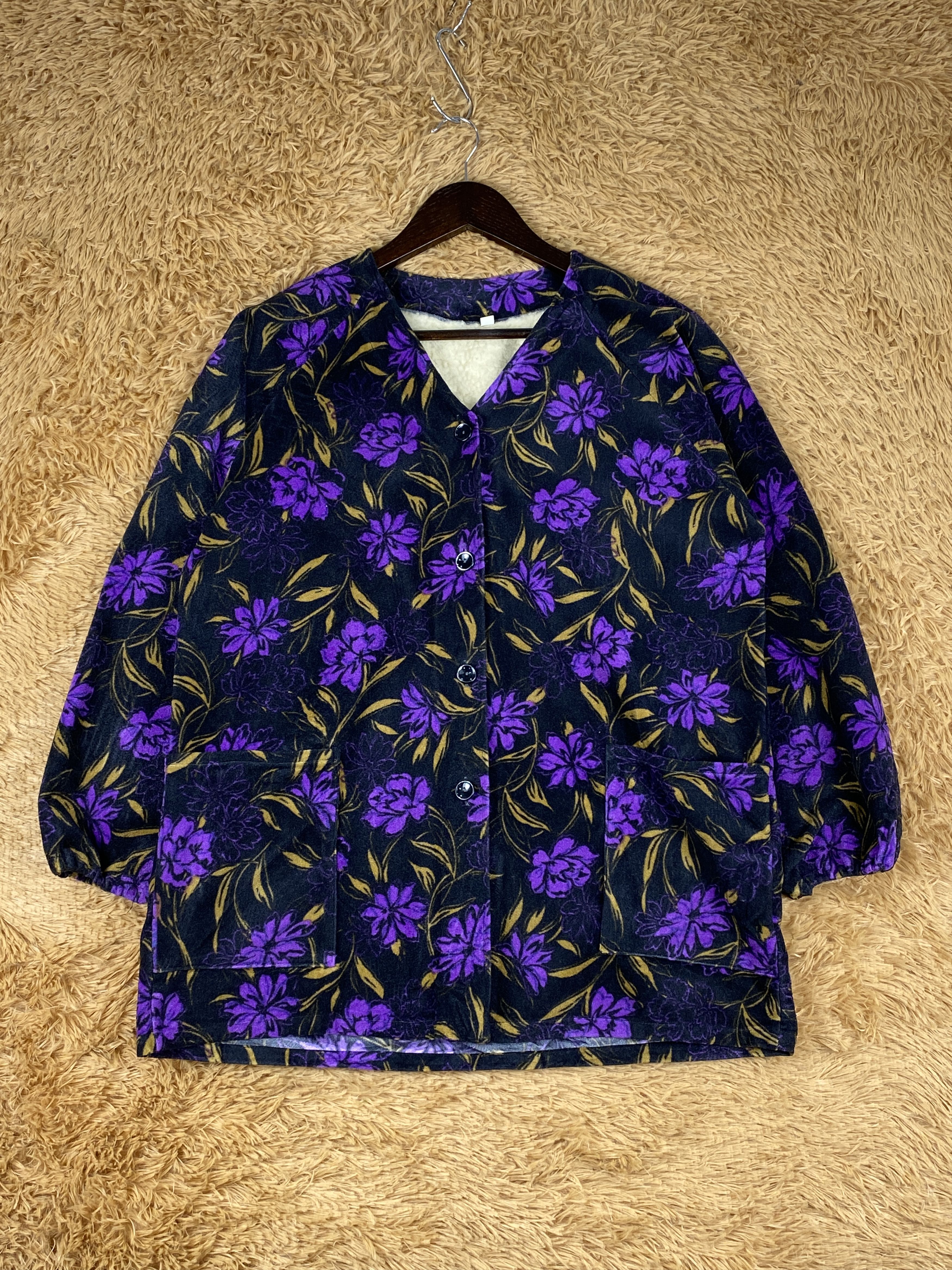 Japanese Brand Vintage Japanese Brand Pattern Flower Jacket Size S / US 4 / IT 40 - 1 Thumbnail