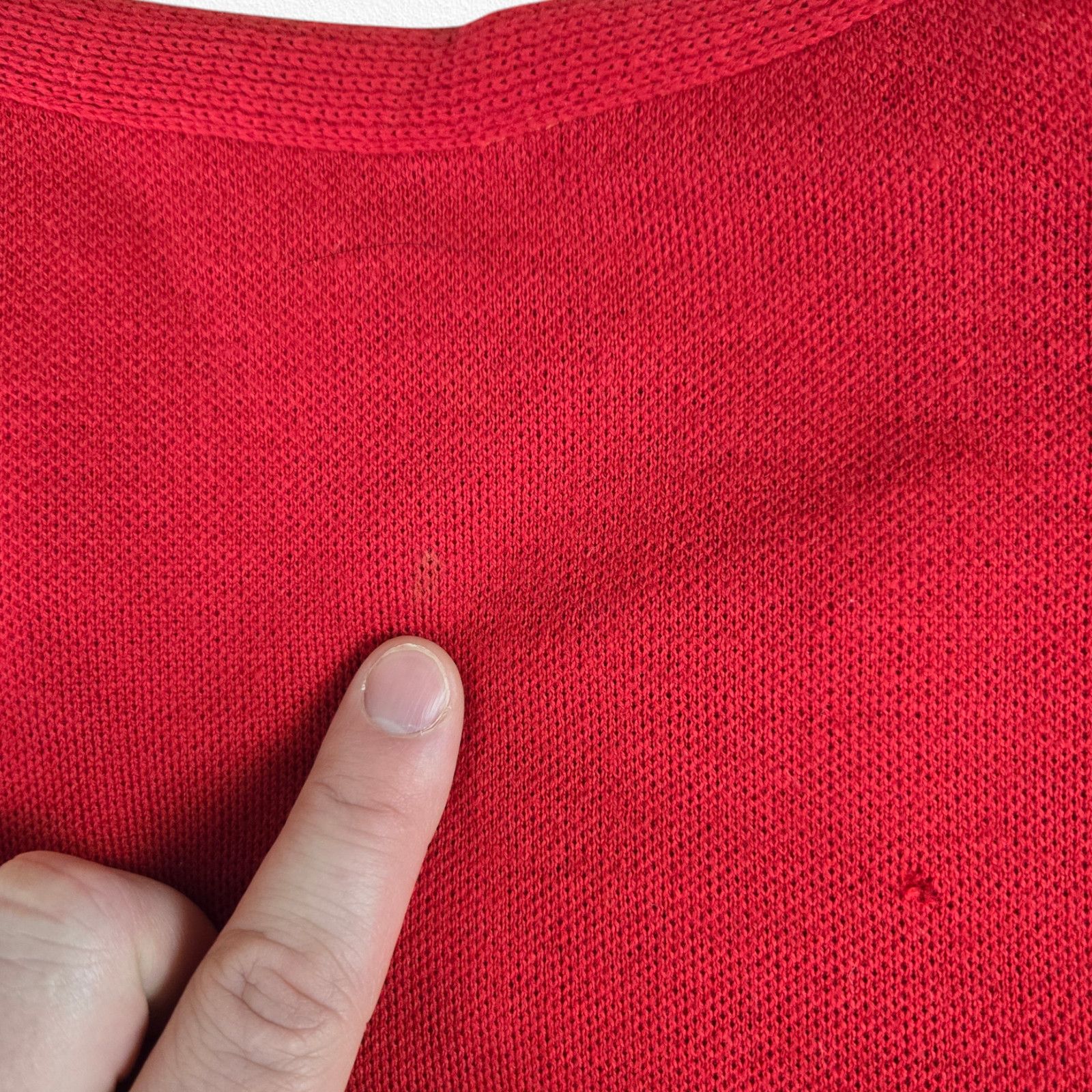Vintage 50s Vintage Red Double Breasted Blazer Skirt Wool Set Size 2 Size XS / US 0-2 / IT 36-38 - 9 Thumbnail