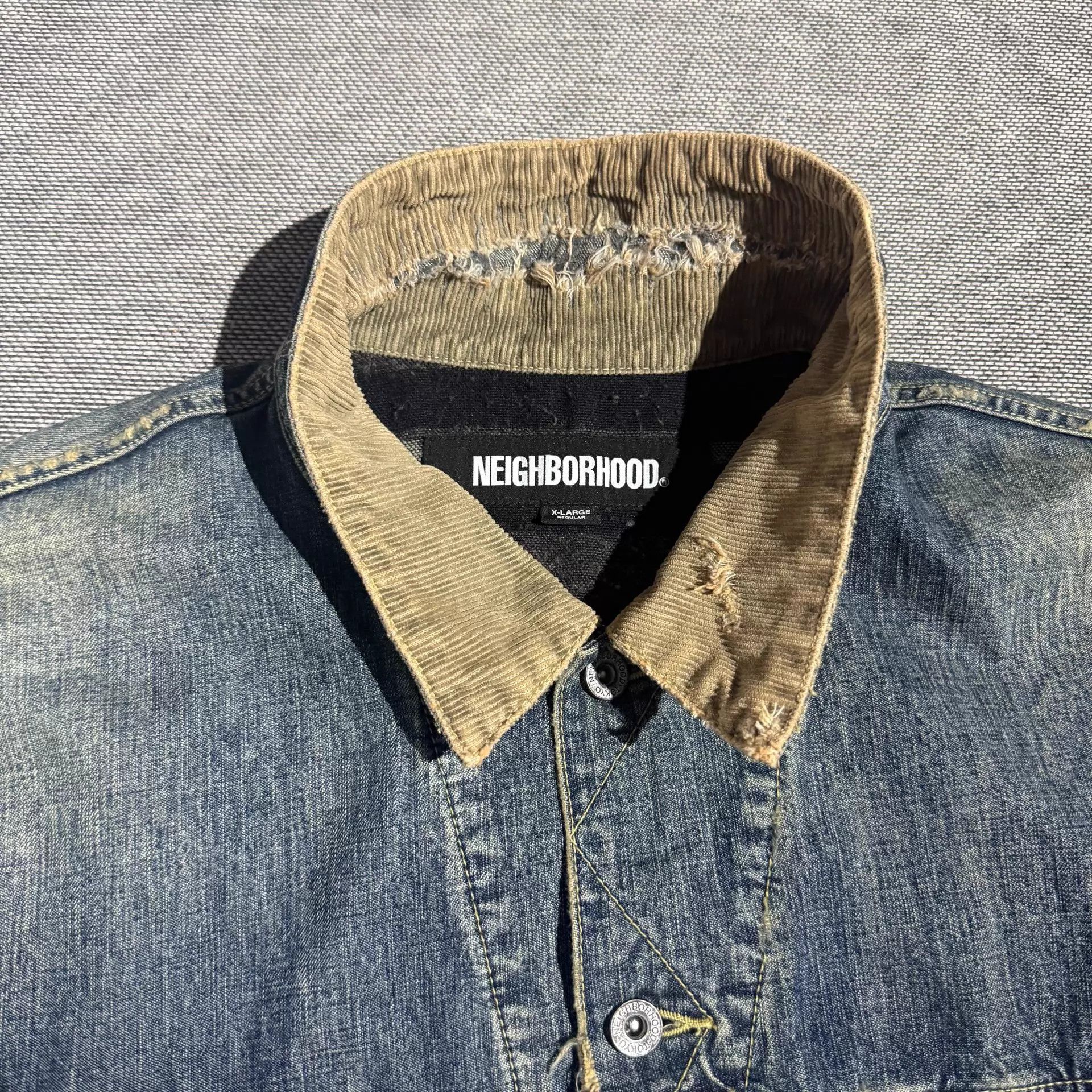 Neighborhood Neighborhood 23aw Savage Storm Rider Denim Jacket Blue XL Size US XL / EU 56 / 4 - 3 Thumbnail