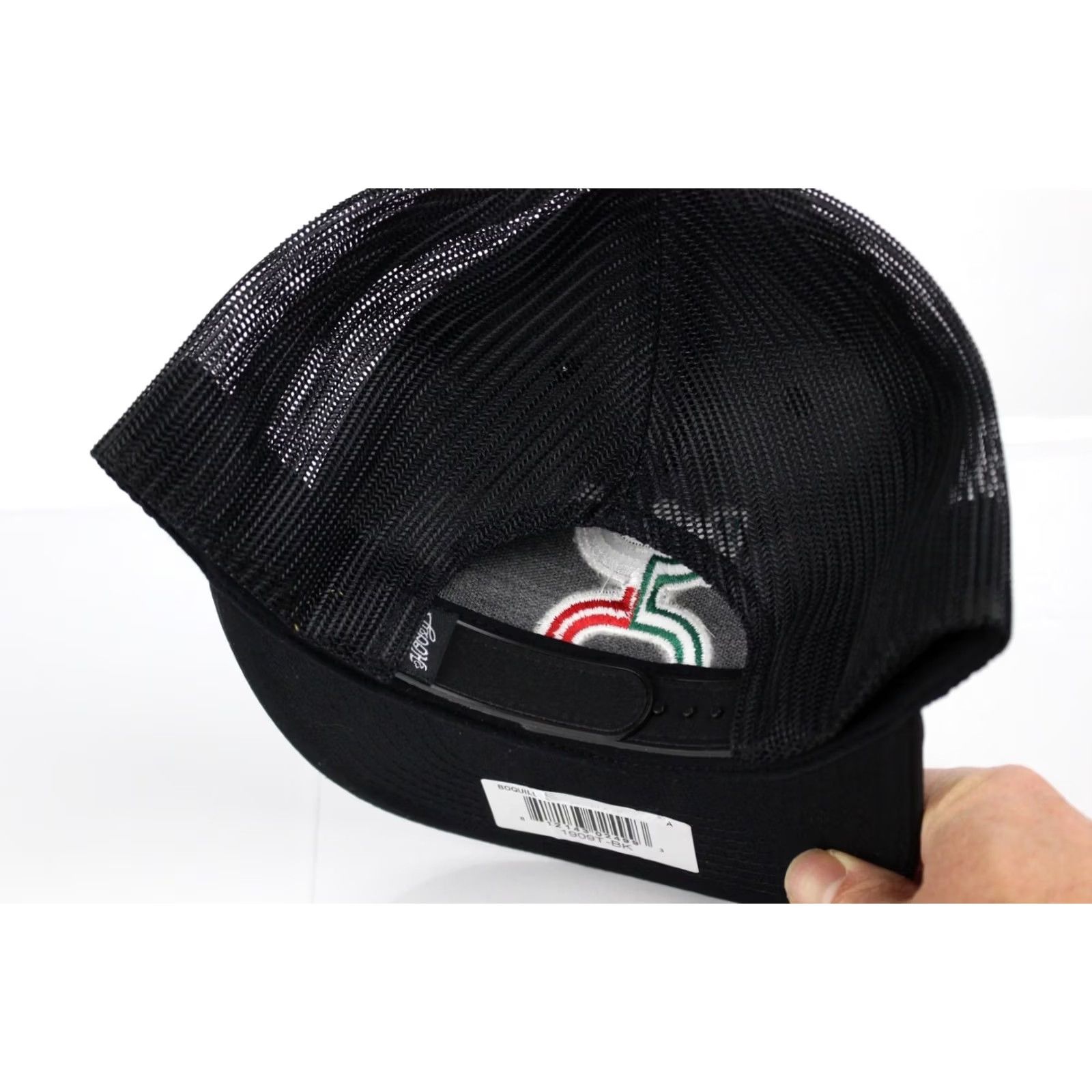 Vintage Hooey Mens Hat Mexico Boquillas Embroidered Logo Water Resistant Black 1909T Size ONE SIZE - 2 Thumbnail