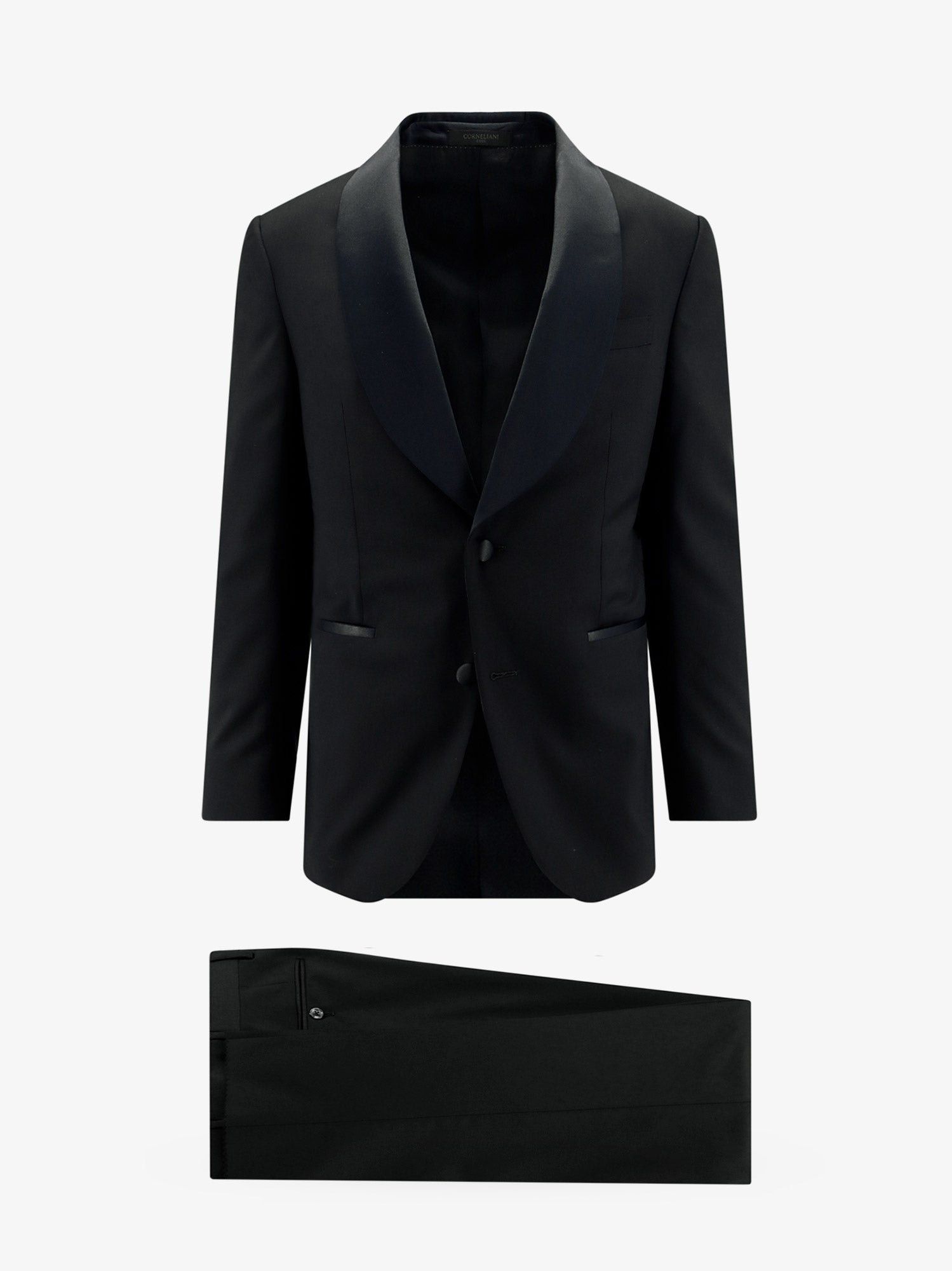 image of Corneliani Tuxedo Man Black Suits, Men's (Size 2XL)