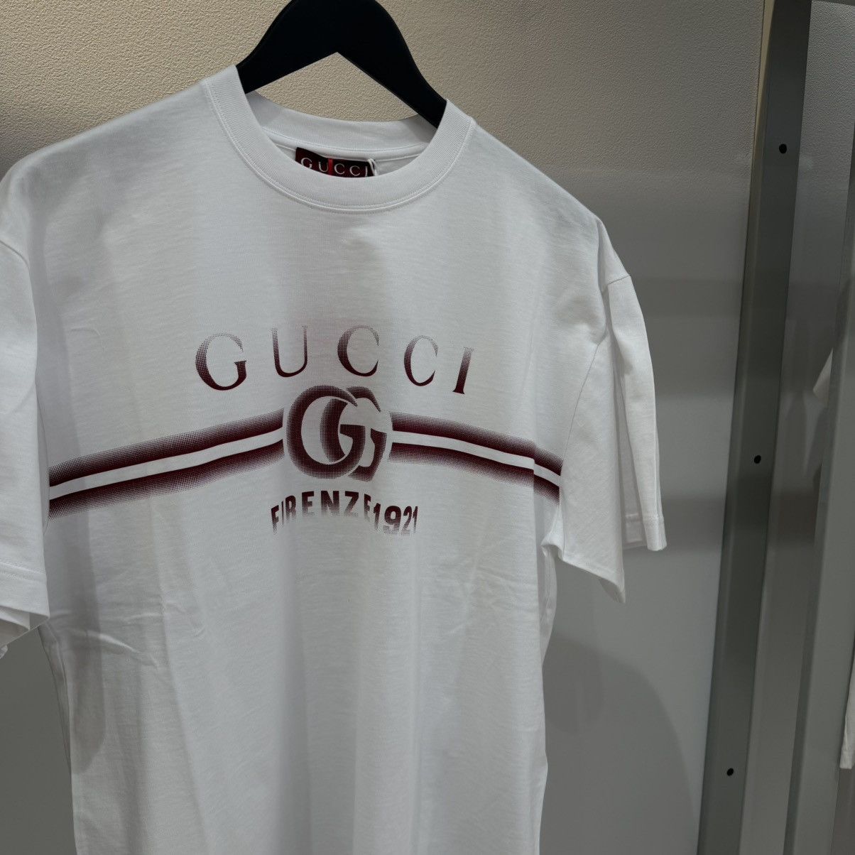 Gucci Gucci Cotton Jersey Gucci Print Tee White Size US L / EU 52-54 / 3 - 2 Thumbnail
