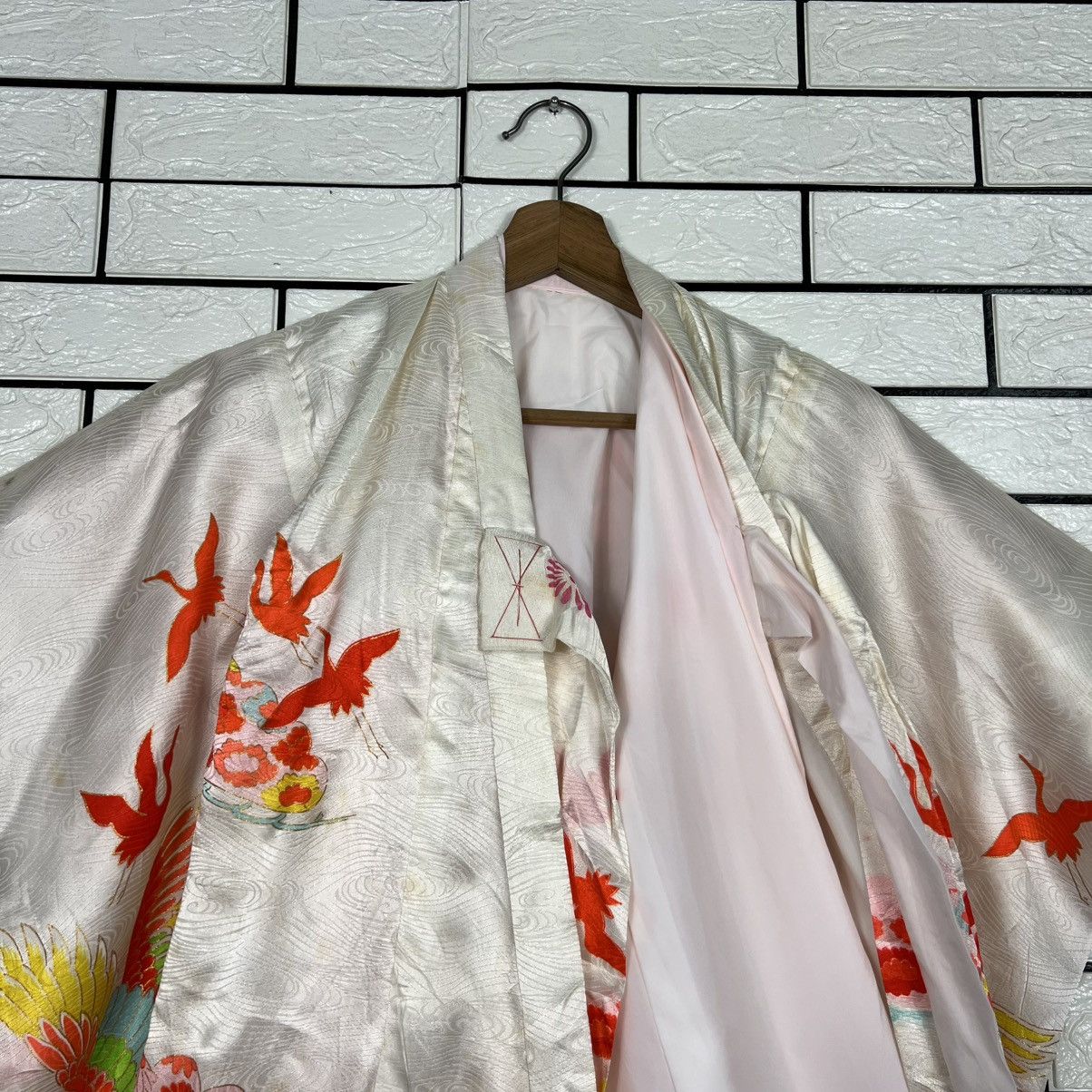 Japanese Brand Traditional Japan Kimono Embroidered Phoenix Logo #4190-C190 Size ONE SIZE - 19 Thumbnail
