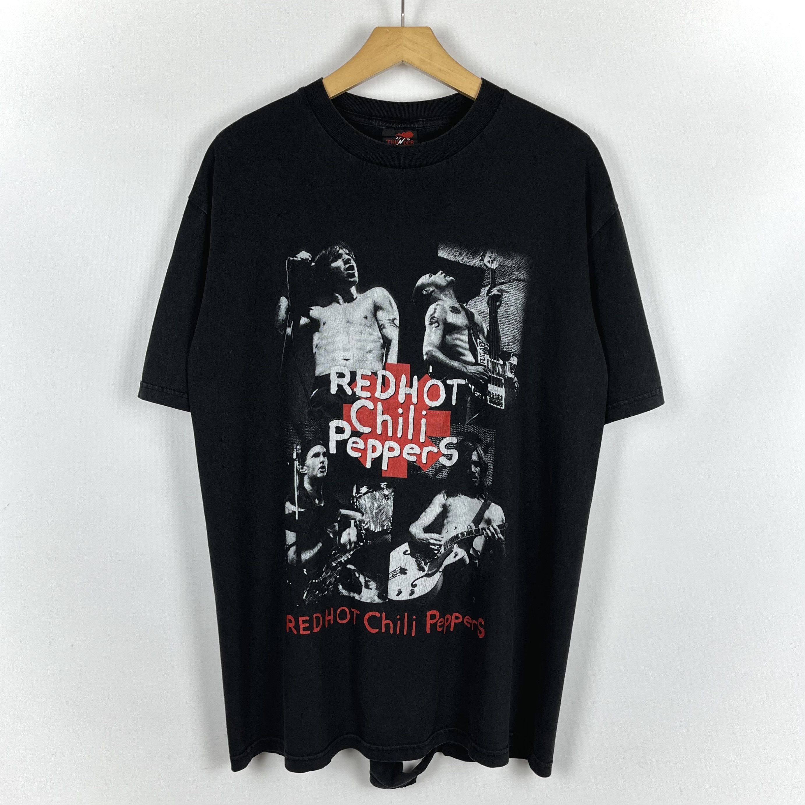 Band Tees Vintage Red Hot Chilli Peppers Rare Rock Band T Shirt 90’s Size US XL / EU 56 / 4 - 1 Thumbnail