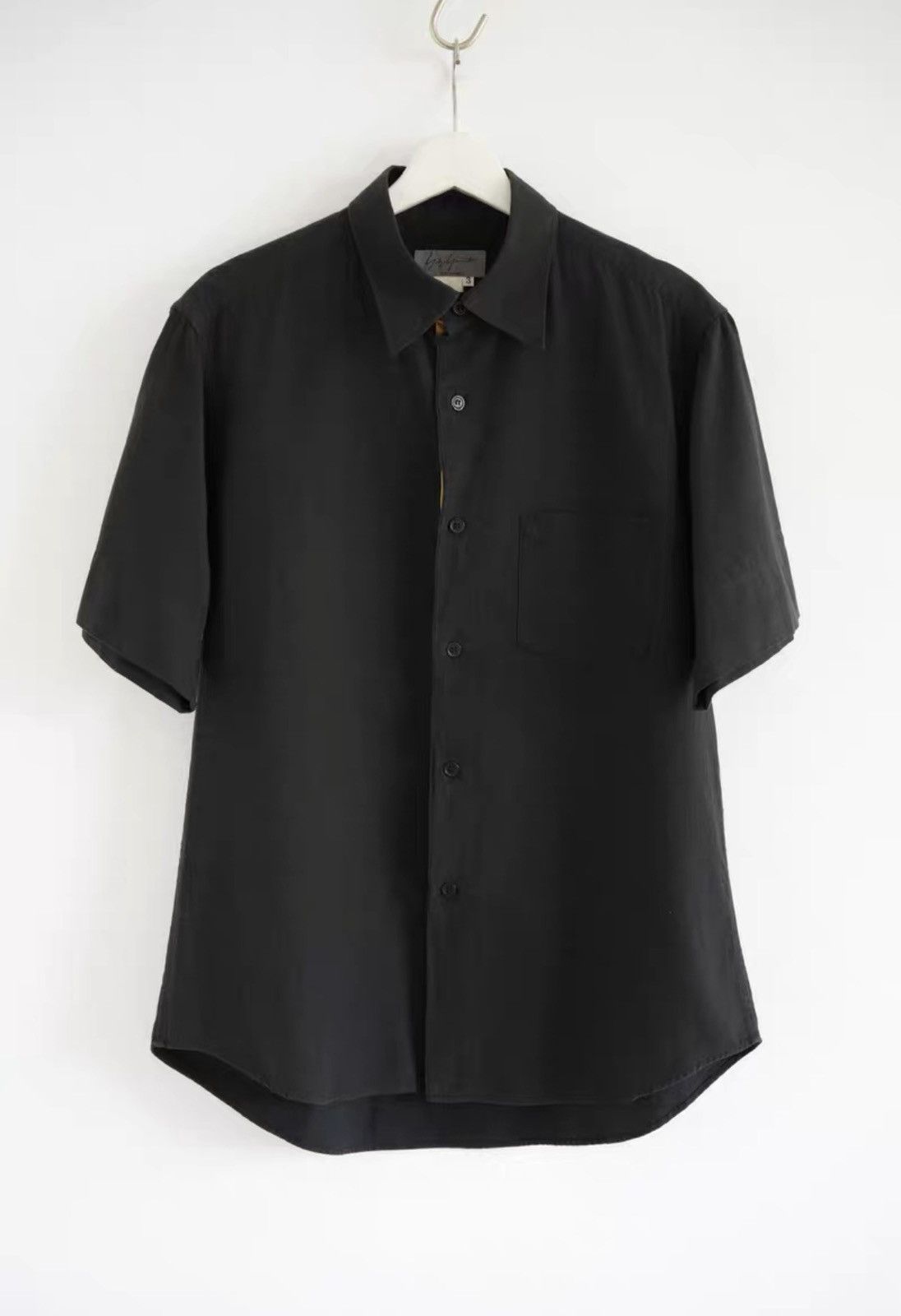 Yohji Yamamoto Yohji Yamamoto 02SS Orange Striped Short-Sleeve Shirt K4 Size US L / EU 52-54 / 3 - 1 Thumbnail