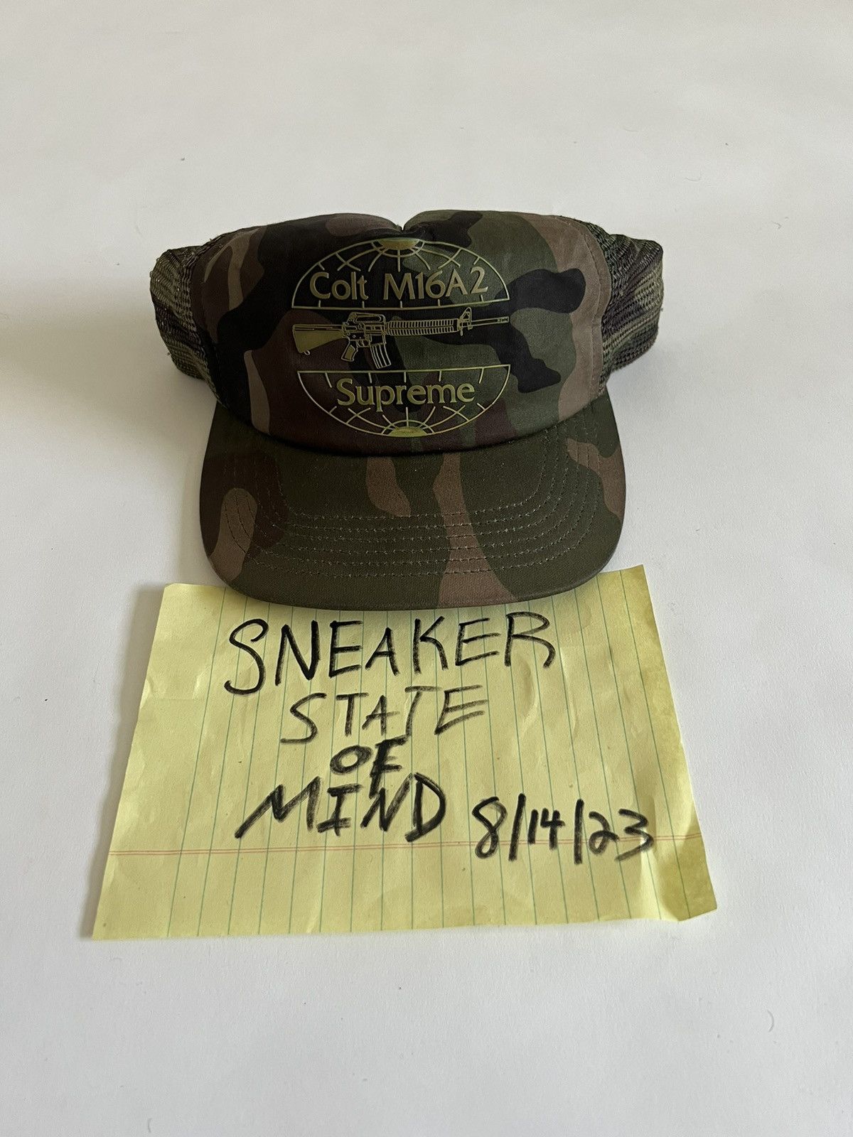 OLD Supreme Rhodesian Camo Hat シュプリーム初期 Starter × Supreme × Vintage RARE Supreme m16 camouflaged hat