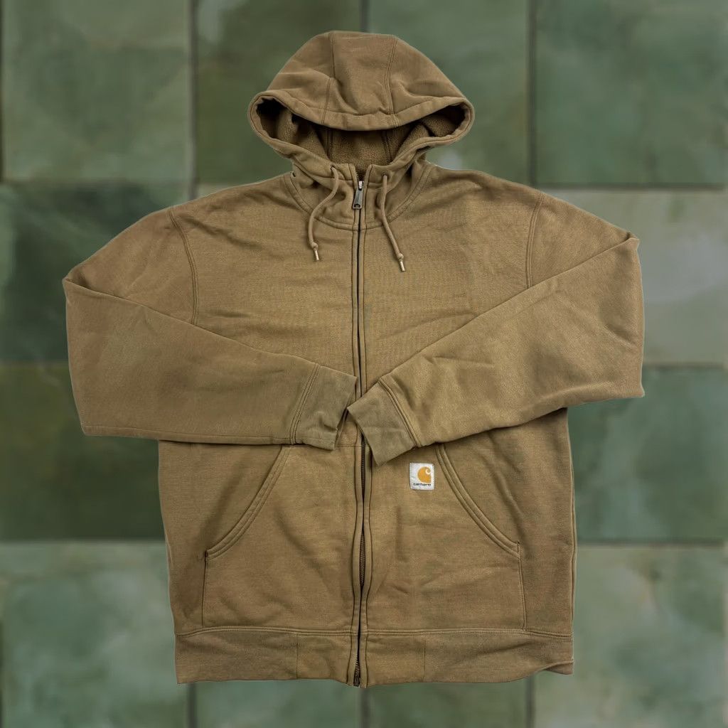 Carhartt Carhartt Hoodie Men's 3XL Brown J149 DKB Mesh Lined Full