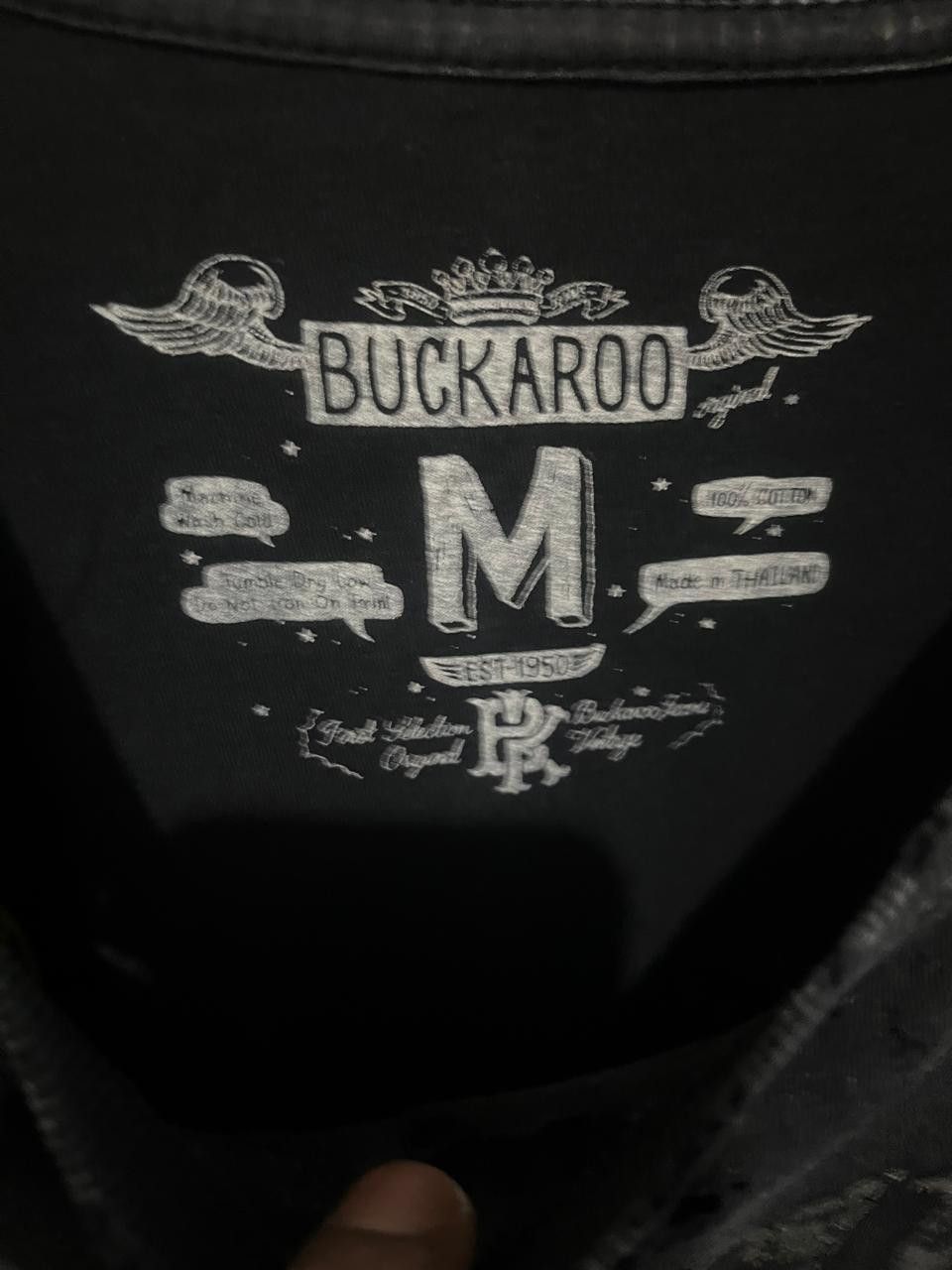 BUCKAROO Buckaro Skull Tee Faded Distrassed ifsixwasnine Size US M / EU 48-50 / 2 - 8 Thumbnail