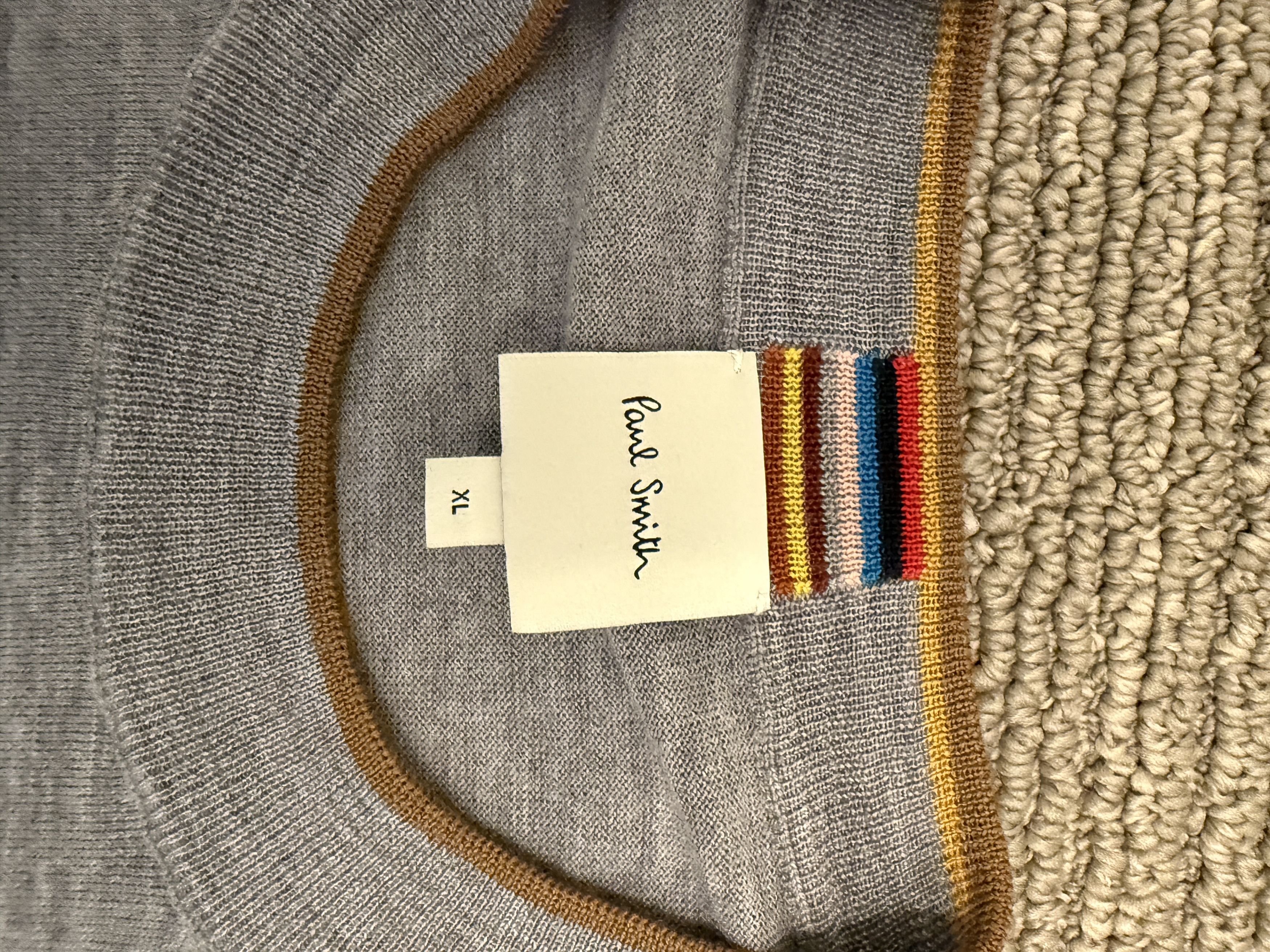 Paul Smith New Paul Smith 100% merino wool lighweight sweater Size US XL / EU 56 / 4 - 2 Thumbnail