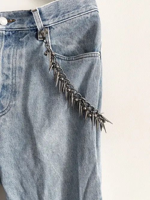 Jewelry STEAL! Y2K Punk Spikes Wallet Keychain Size ONE SIZE - 2 Thumbnail