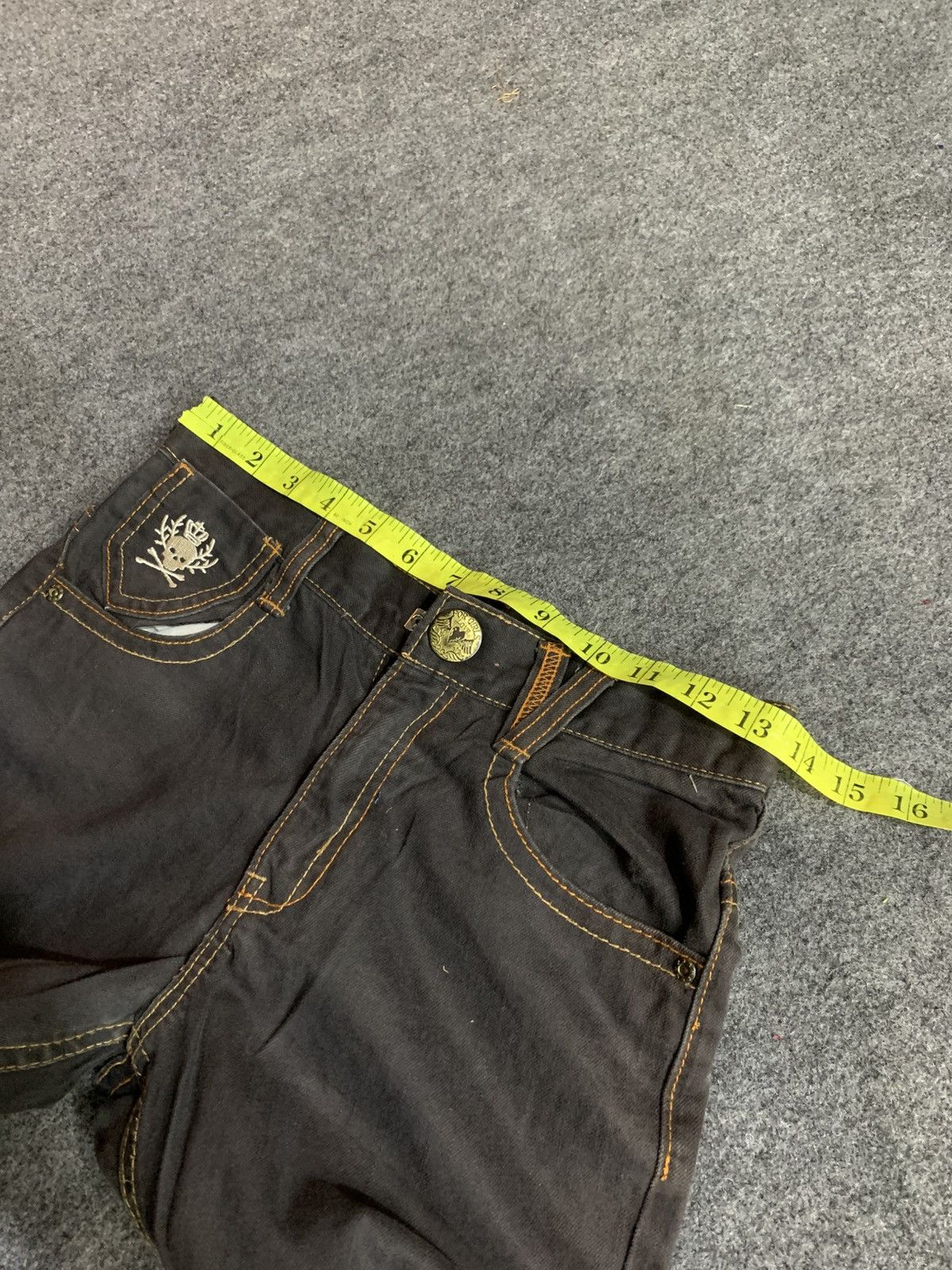 GOSTAR DE FUGA × If Six Was Nine × Japanese Brand Flare laces jeans oolalasasson japanese style Size US 27 - 9 Thumbnail