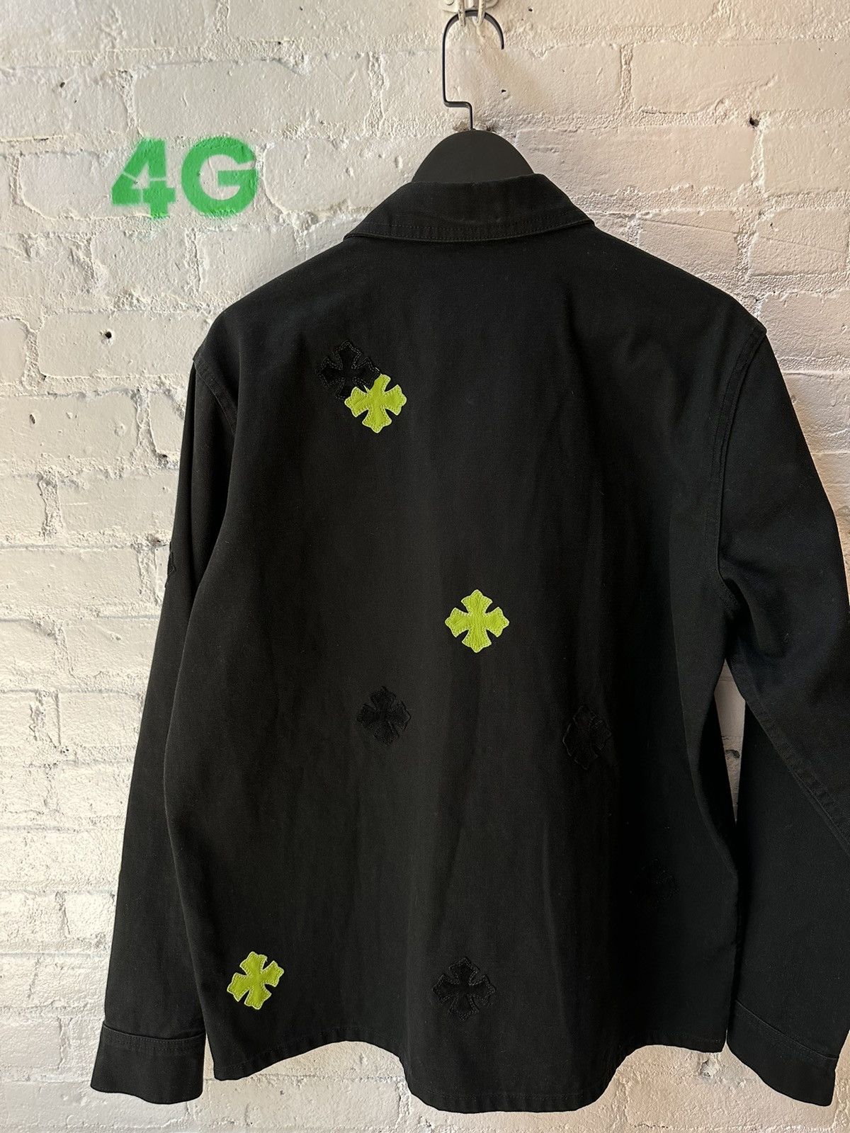 Chrome Hearts CHROME HEARTS DENIM PATCH JACKET 4GSELLER 1/1 Size US L / EU 52-54 / 3 - 6 Thumbnail