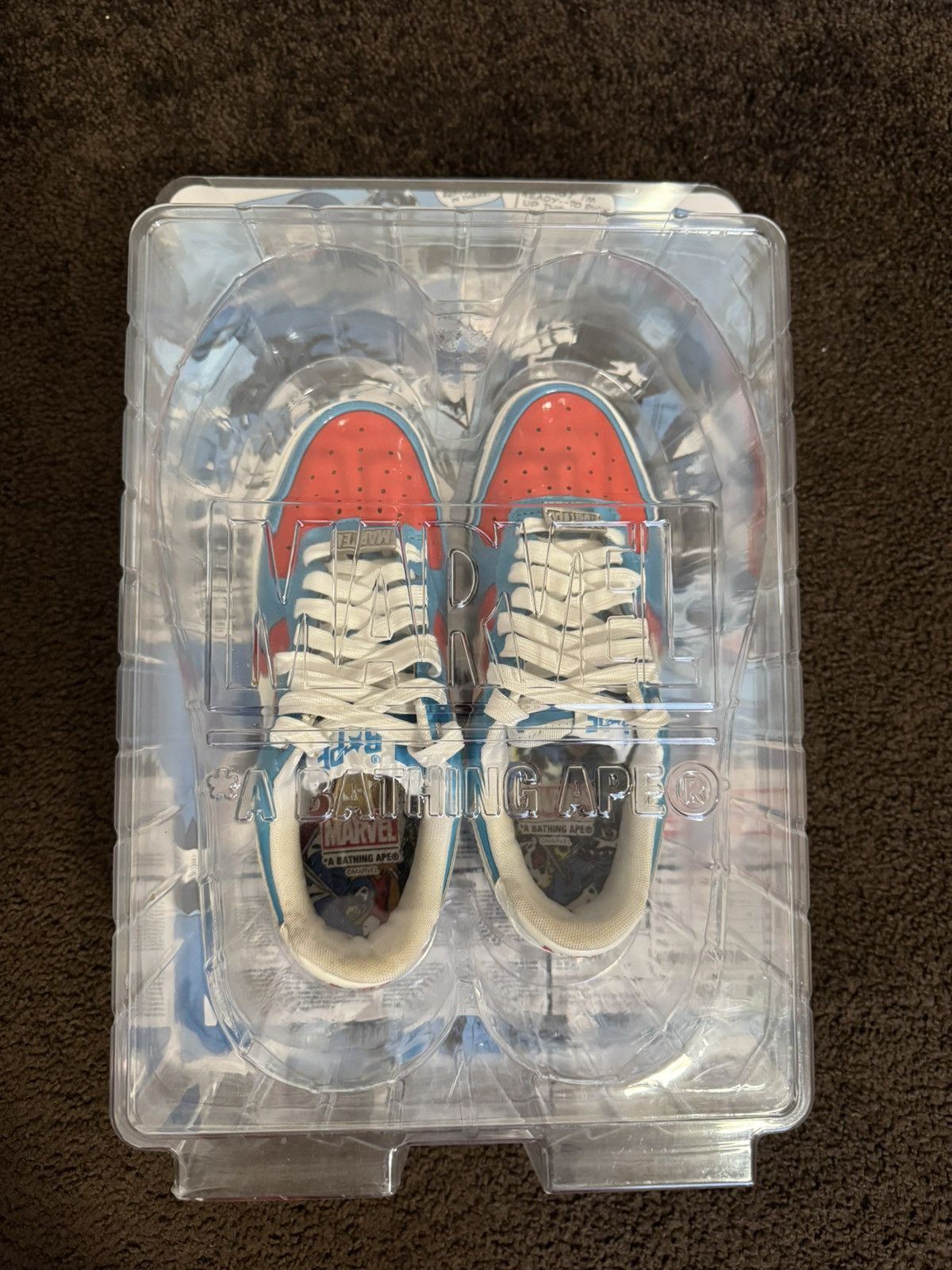 Bape × Marvel Comics BAPE X MARVEL CAPTAIN AMERICA BAPESTA Size US 8 / EU 41 - 7 Thumbnail