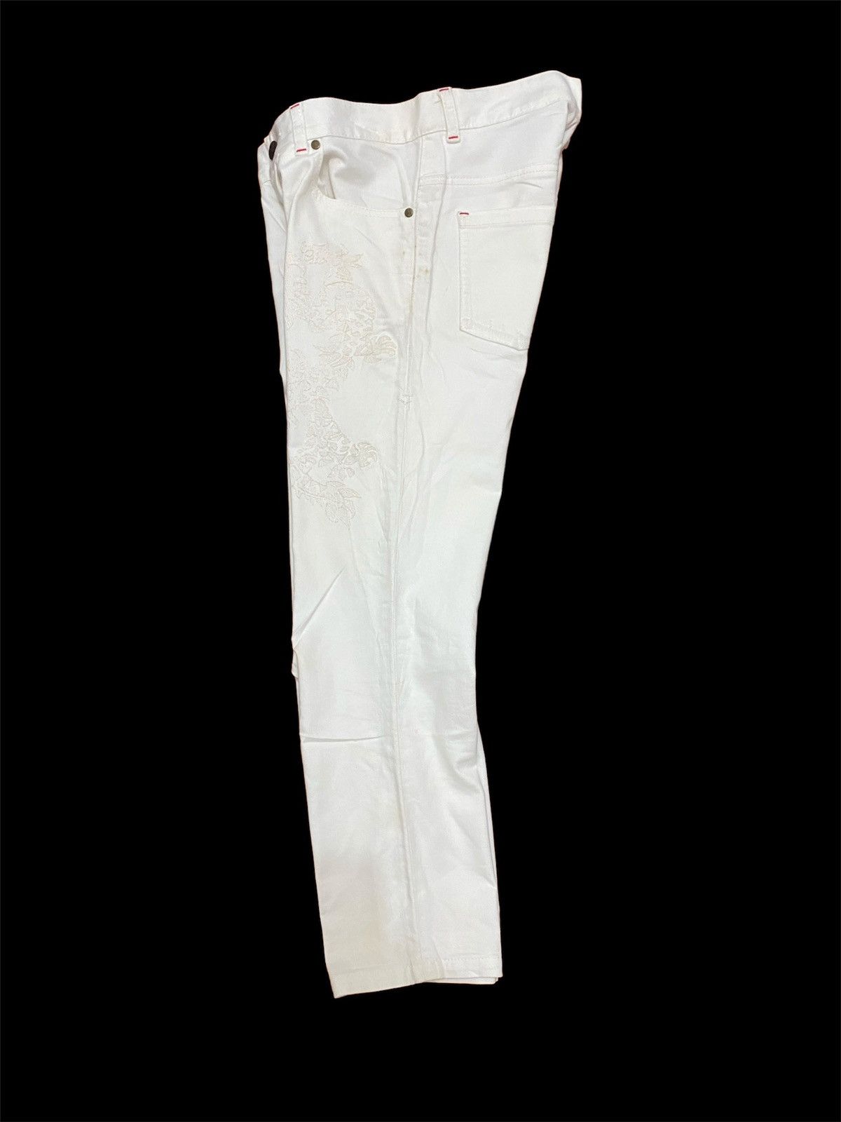 If Six Was Nine × Le Grande Bleu (L.G.B.) × Vivienne Tam 🔥🔥💰💰 Vivienne Tam dragon crust jeans Size 28" / US 6 / IT 42 - 8 Thumbnail