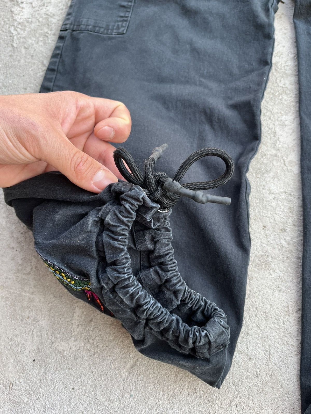 Ed Hardy Ed Hardy x Urban Outfitters Big Logo Cargo Parachute Pants Size 27" / US 4 / IT 40 - 13 Thumbnail
