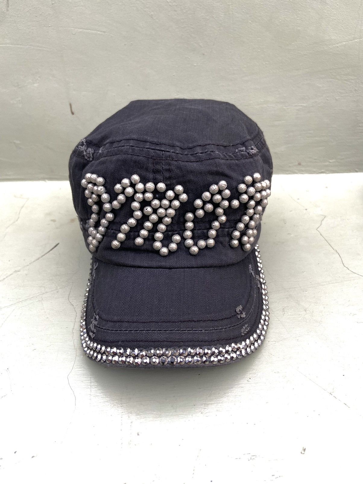 If Six Was Nine 2000s zircon studded patrol hat Size ONE SIZE - 2 Thumbnail