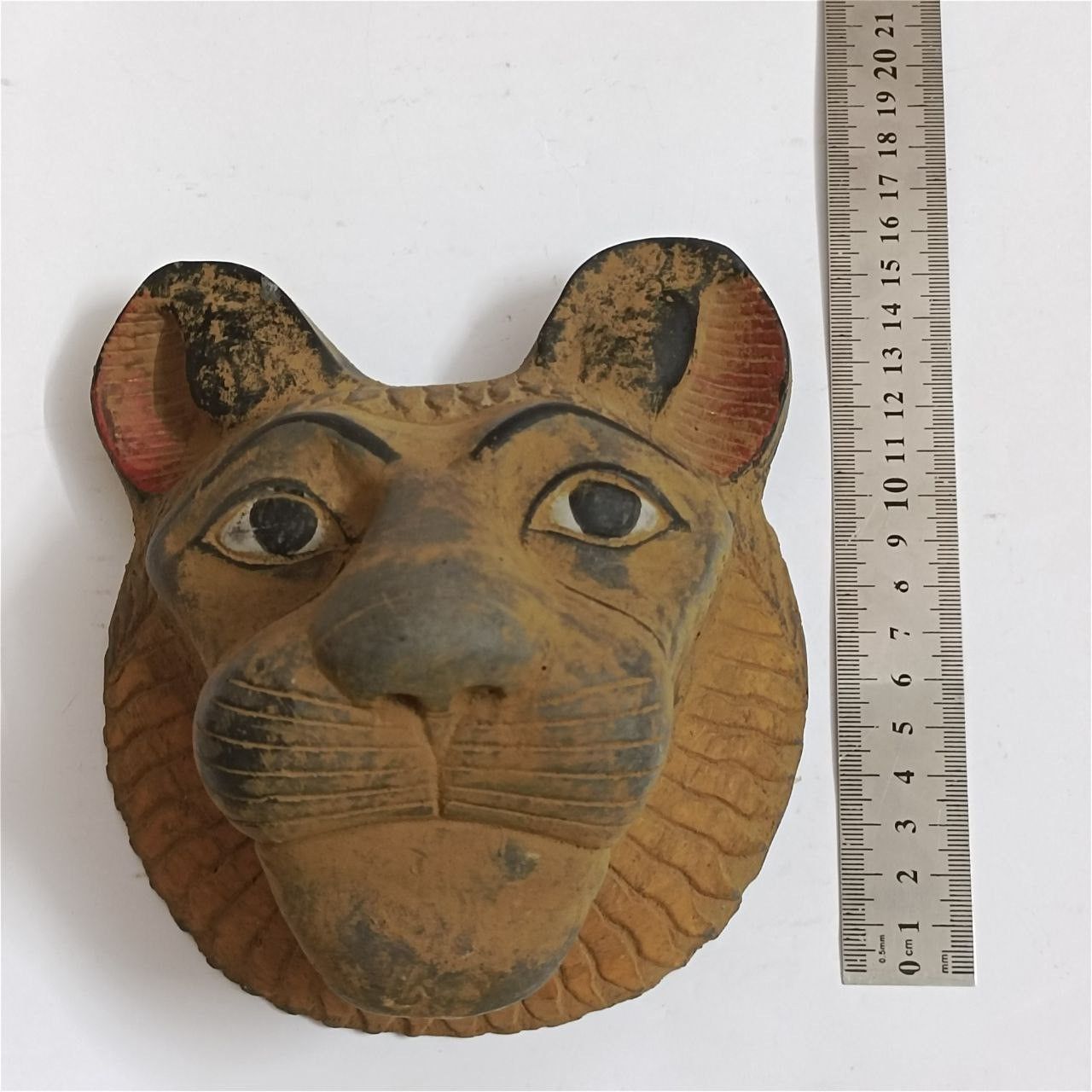 Handmade Handmade Bastet cat statue rare Egyptian pharaonic style art Size ONE SIZE - 8 Thumbnail