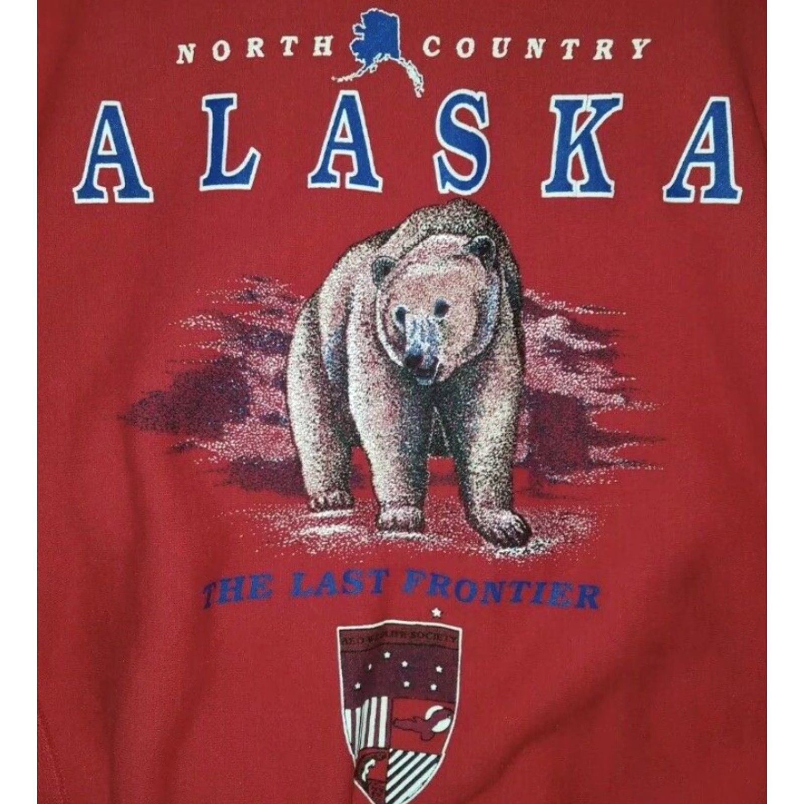 Vintage VINTAGE Galt Sand Alaska Graphic Sweatshirt Men Medium Red USA Pullover Size US M / EU 48-50 / 2 - 3 Thumbnail