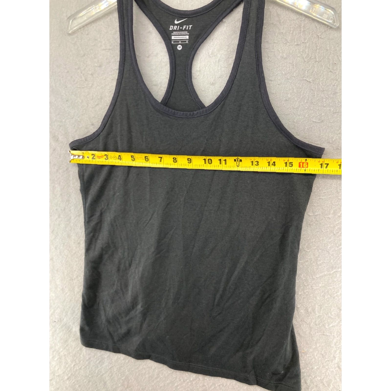 Nike Nike DriFit Womens Tanktop Medium Black Racerback Athletic Tank Shirt Womens Athletic Size M / US 6-8 / IT 42-44 - 2 Thumbnail