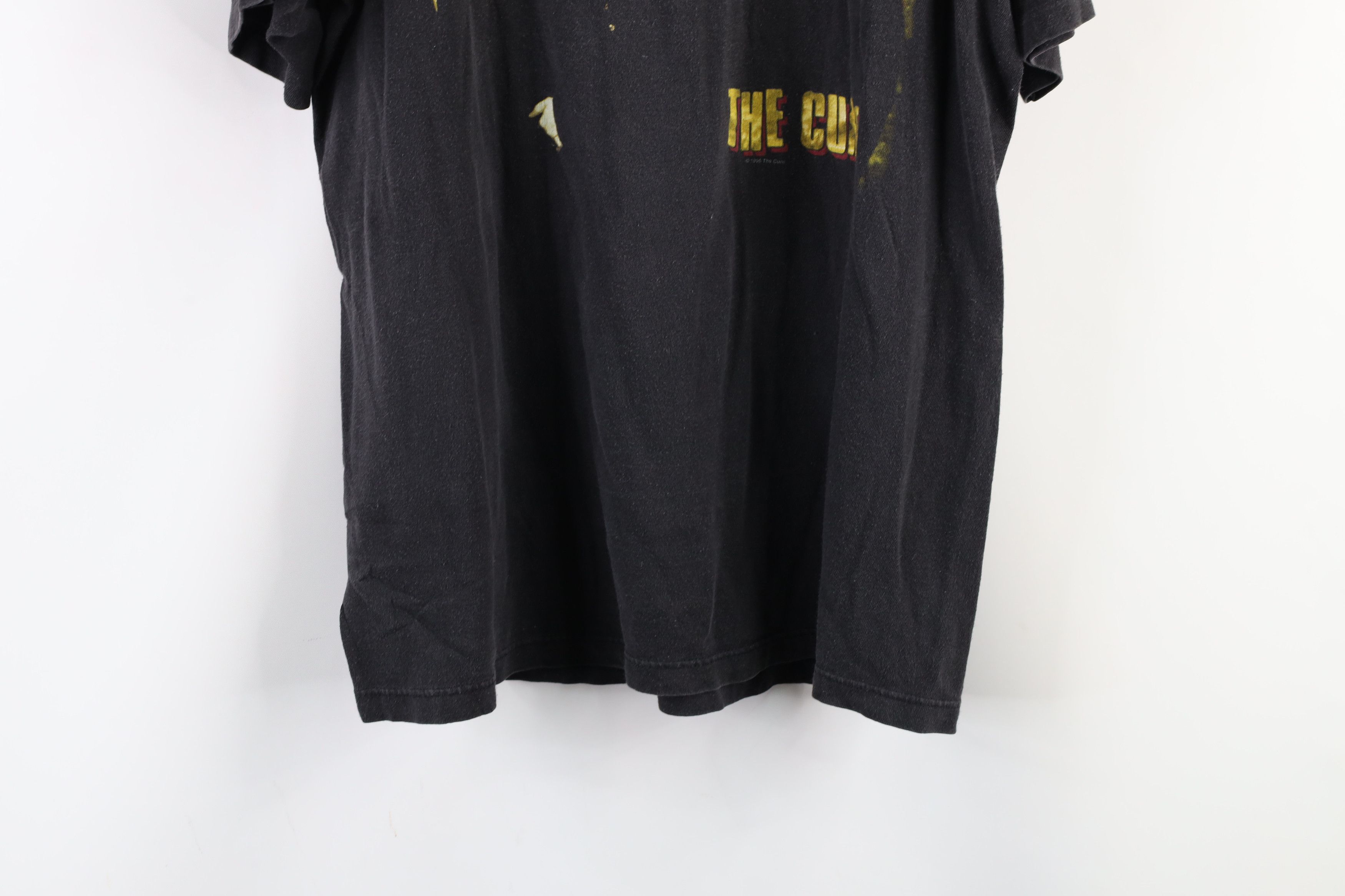 Vintage Vintage 90s 1996 Swing Tour The Cure Band T-Shirt Black USA Size US L / EU 52-54 / 3 - 3 Thumbnail