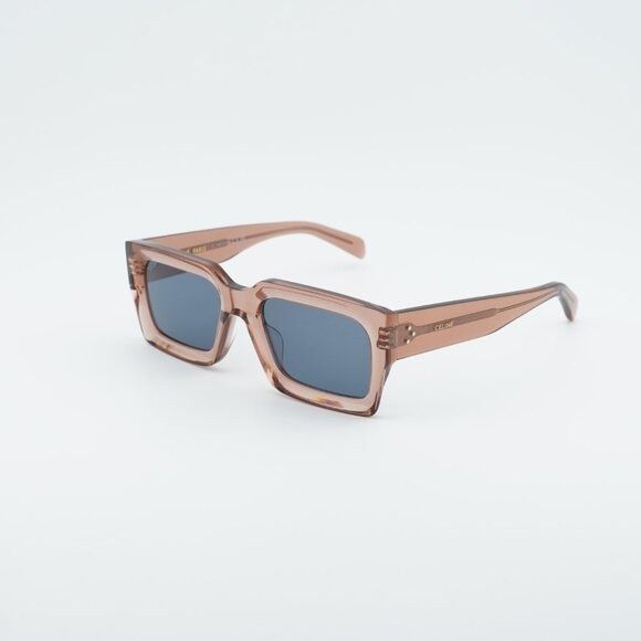 Celine Celine CL40280U 74V Sunglasses Rose Rectangle Frame Size ONE SIZE - 1 Thumbnail