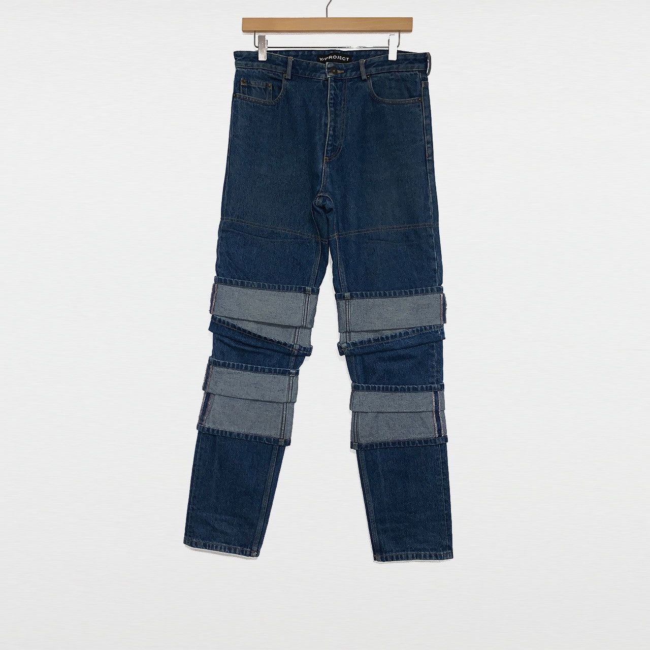Y/Project Y/Project Multi-Cuff Layered Jeans Size US 30 / EU 46 - 2 Thumbnail