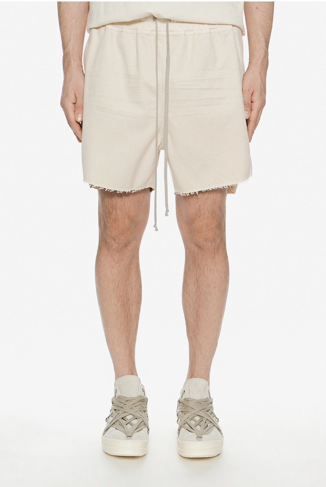 Rick Owens Rick Owens Bela Relaxed Fit Stretch Cotton Shorts Size US 32 / EU 48 - 1 Thumbnail