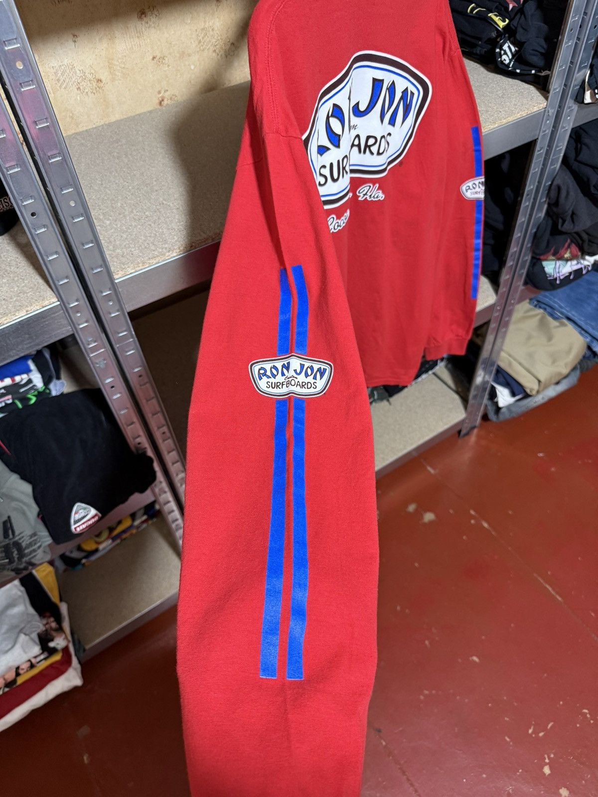 Ron Jon Surf Shop × Vintage Vintage 90’s Ron Jon Surf Shop Surfboards Longsleeve T-Shirt Size US XL / EU 56 / 4 - 5 Thumbnail