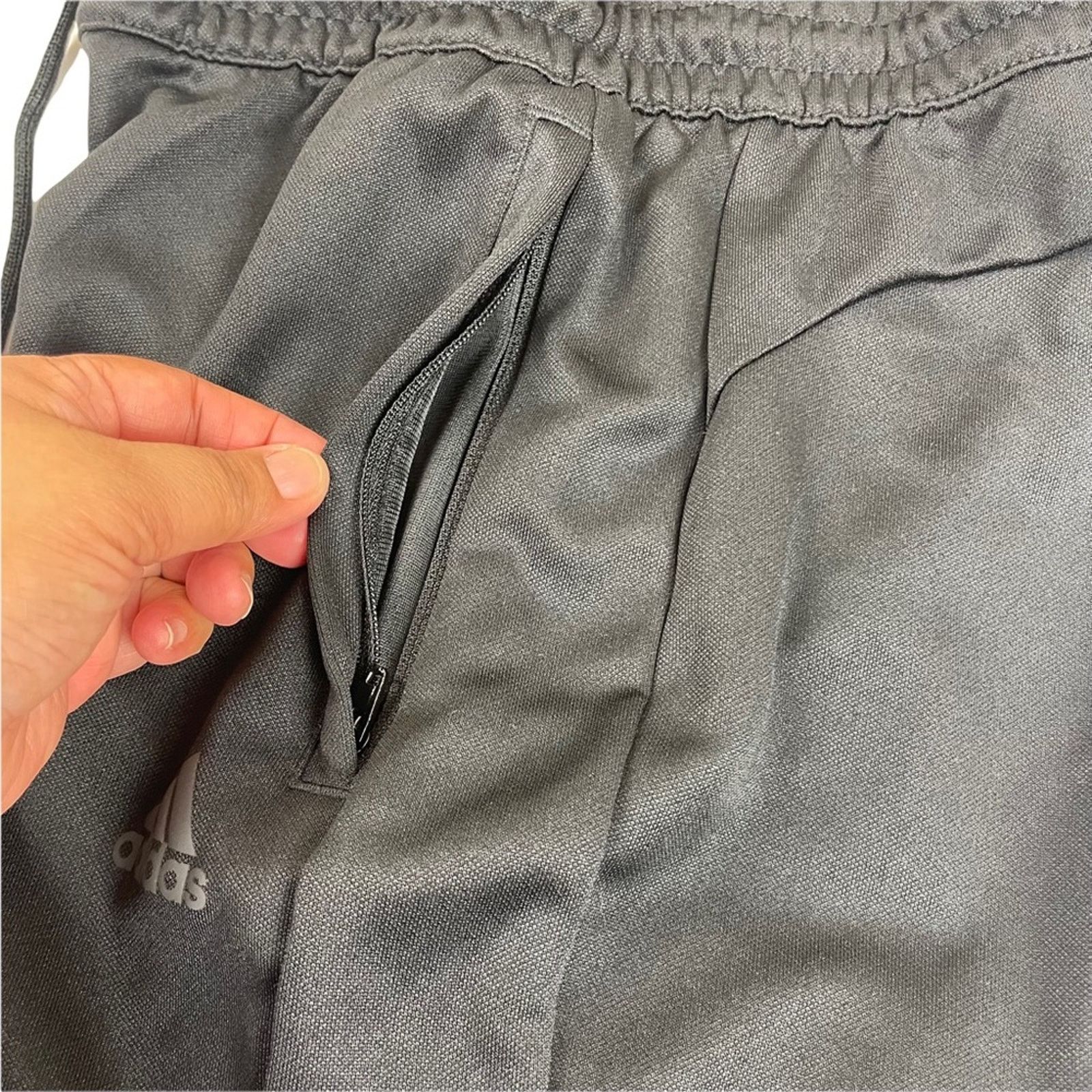 Adidas Adidas 3 Stripe Track Pant Drawstring Button Mesh Detail Size 26" / US 2 / IT 38 - 8 Thumbnail