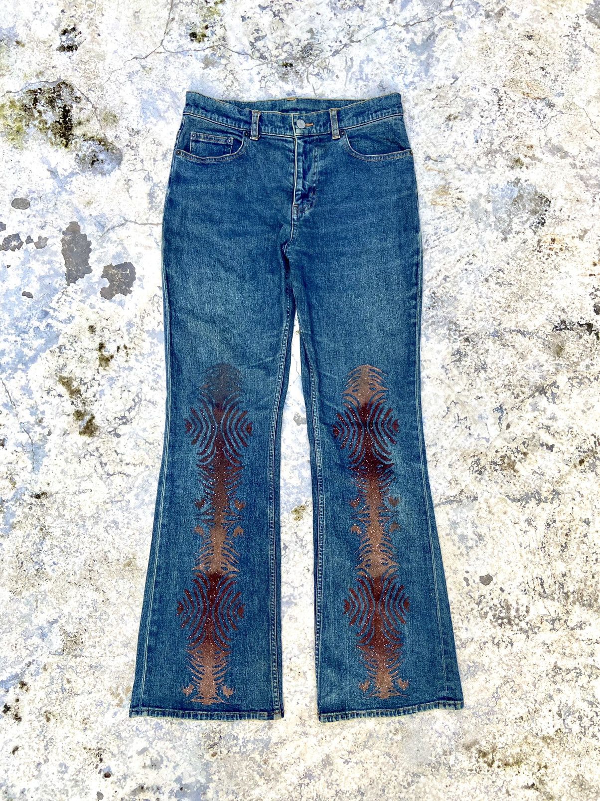 Y2K japanese brand flare seditionaries denim pants